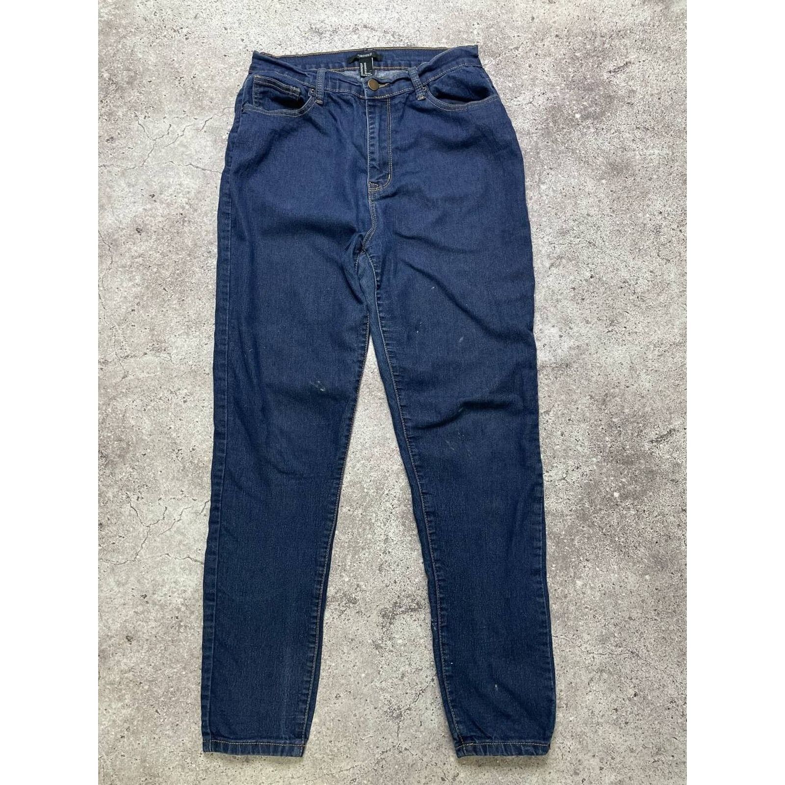 Forever 21 Vintage Forever 21 High Rise Skinny Jeans Blue Size 30 Size 29" - 1 Thumbnail