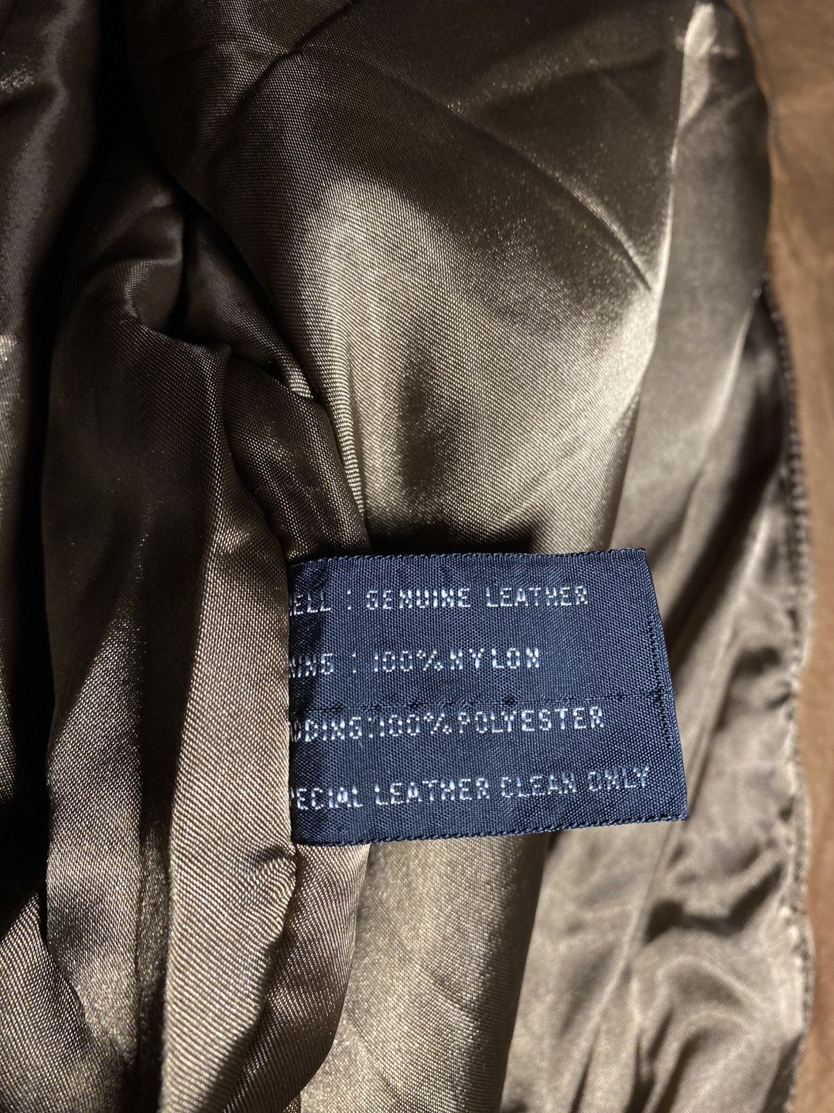 Vintage Vintage 90’s Genuine Leather Bomber Jacket Boxy Fit Size US M / EU 48-50 / 2 - 14 Thumbnail