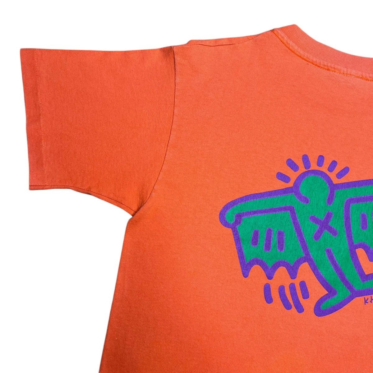 Other 1980s Keith Haring Batman Angel Devil Pop Shop Art T-Shirt Size US M / EU 48-50 / 2 - 11 Thumbnail