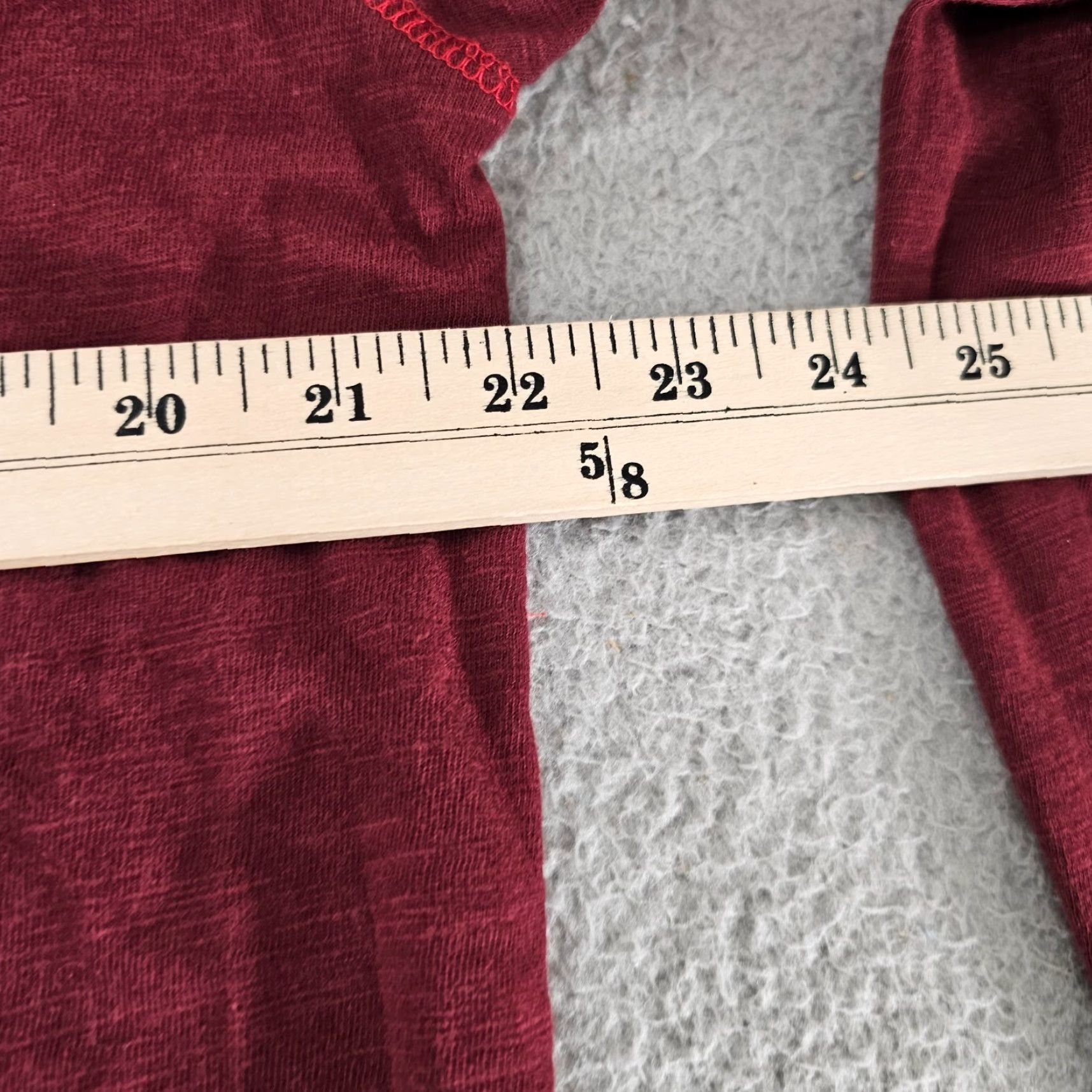 Vintage Cabela's Shirt Mens Large Red Henley Knit Long Sleeve Cotton Pullover Sweatshirt Size US L / EU 52-54 / 3 - 6 Thumbnail