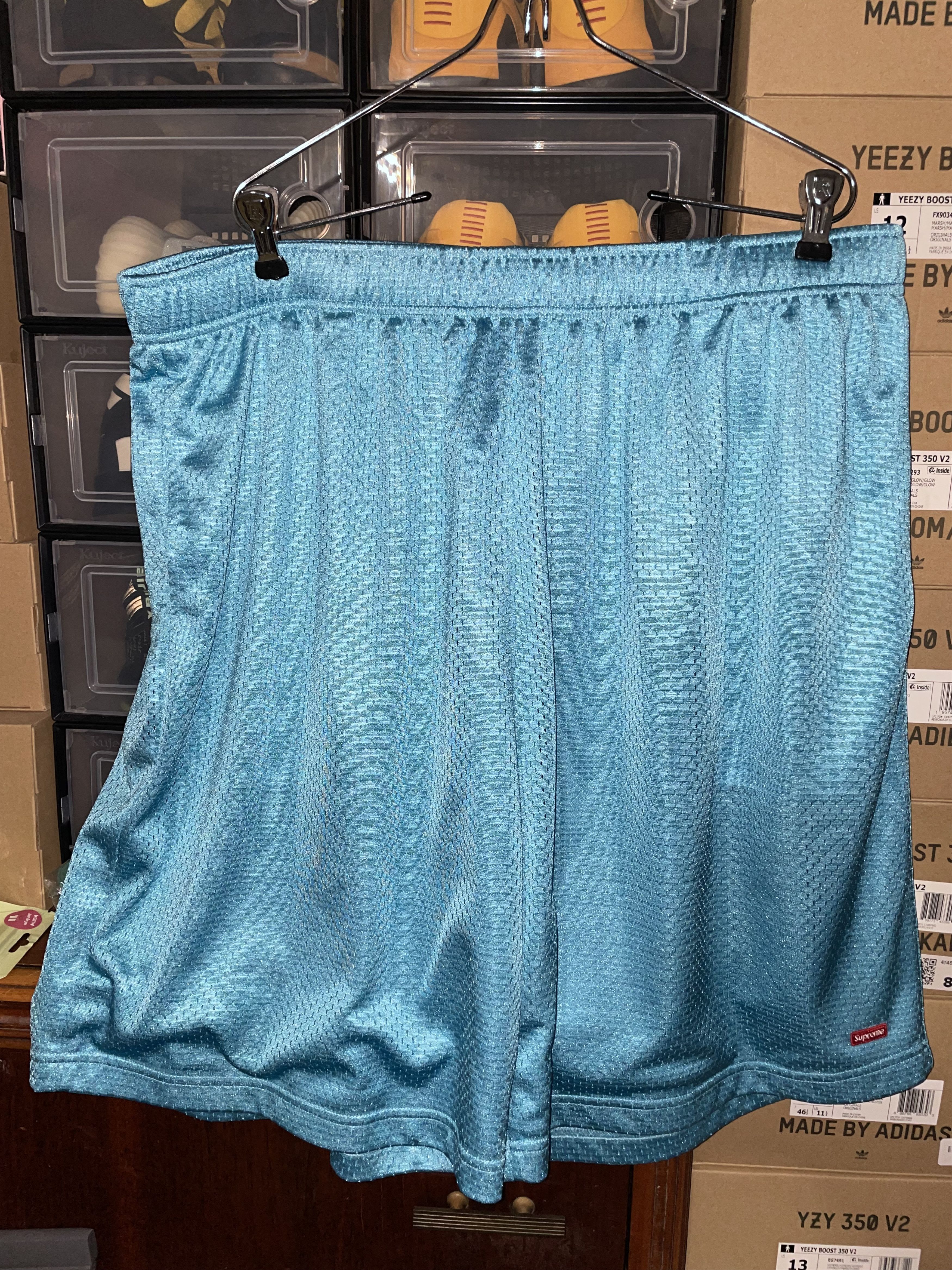 Supreme Supreme Small Box Baggy Mesh Shorts Navy • S | Grailed