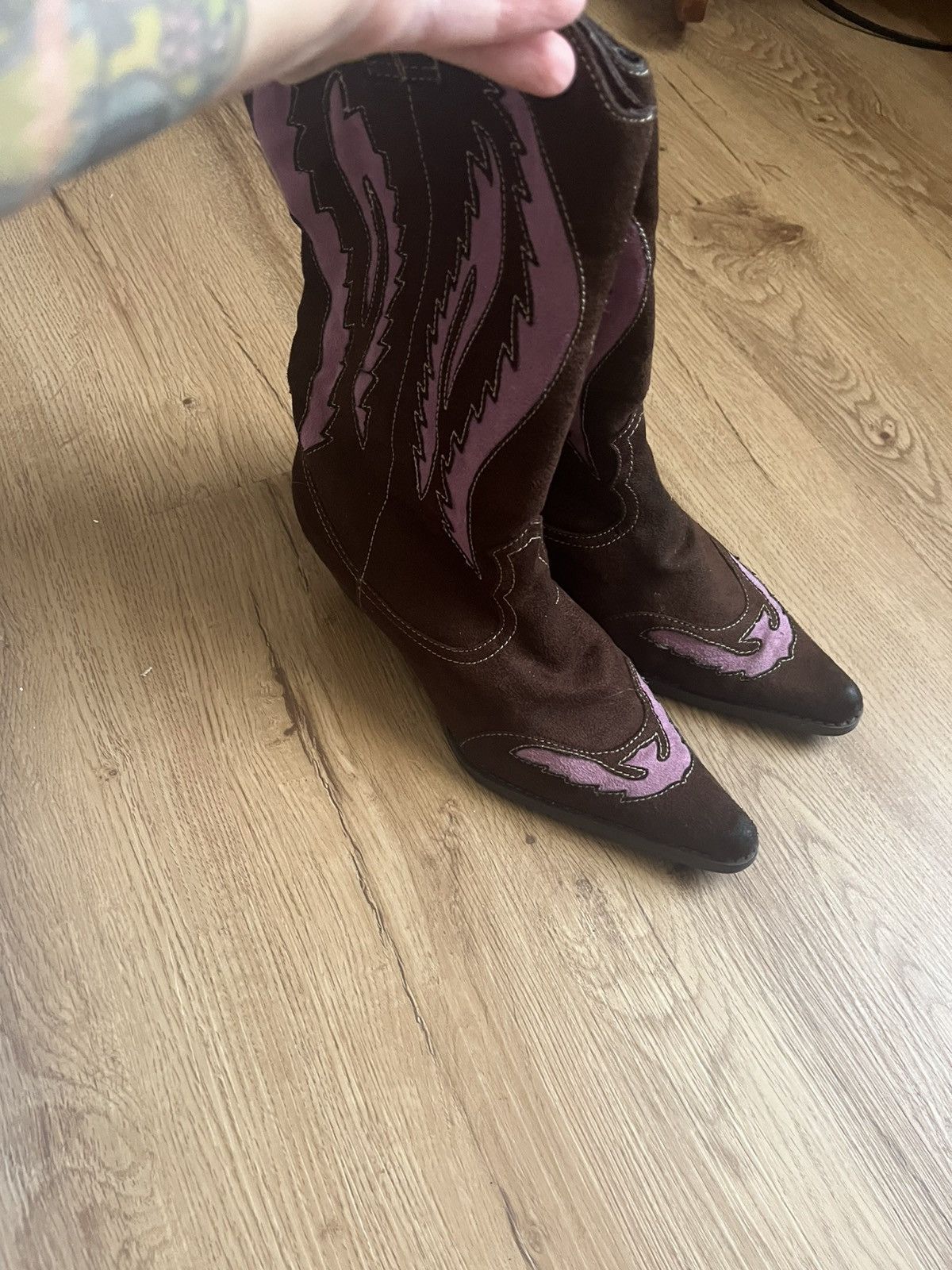 Vintage Girls cowgirl boots Size US 7 / IT 37 - 3 Thumbnail