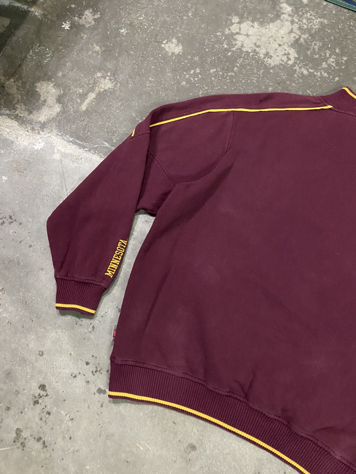 Nike × Vintage Vintage Y2K Nike Minosotta Half Zipped Sweater Size US L / EU 52-54 / 3 - 11 Thumbnail