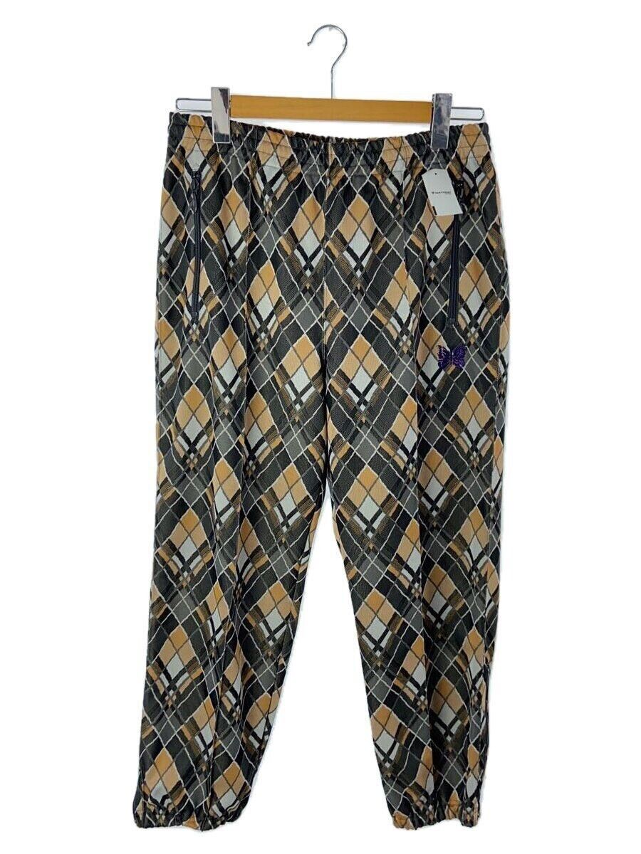 Needles Zipped Polyester Track Pant Orange Check