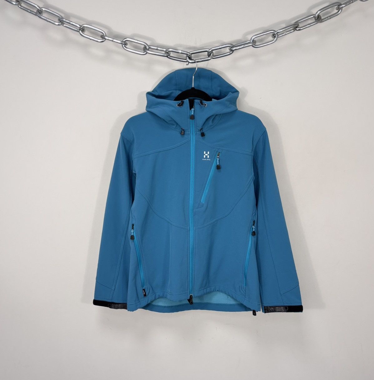 Haglofs Haglofs Women’s Blue Polartec Softshell Jacket Size L / US 10 / IT 46 - 1 Thumbnail