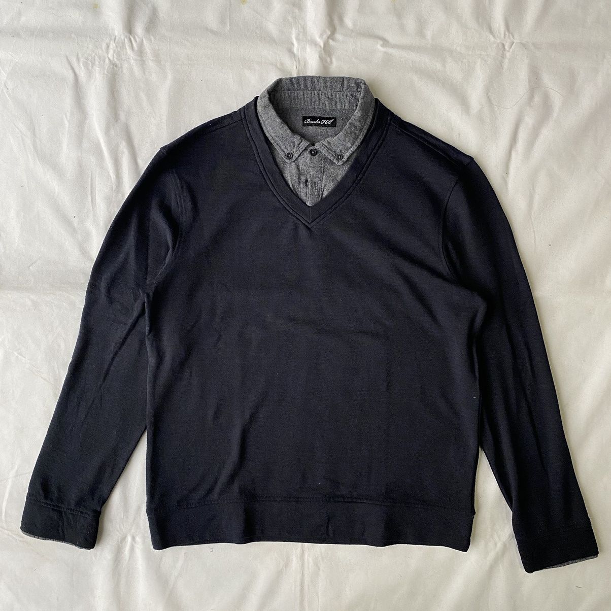 If Six Was Nine × Japanese Brand × Le Grande Bleu (L.G.B.) Goth Japanese Style Double Layers Long Sleeve Tees Size US L / EU 52-54 / 3 - 2 Thumbnail