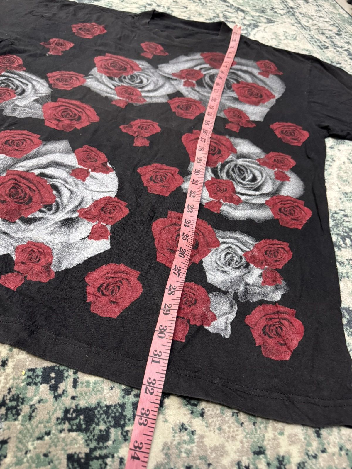 Vintage VINTAGE ROSES FRONTAL FULL PRINT SHIRT Size US XXL / EU 58 / 5 - 3 Thumbnail