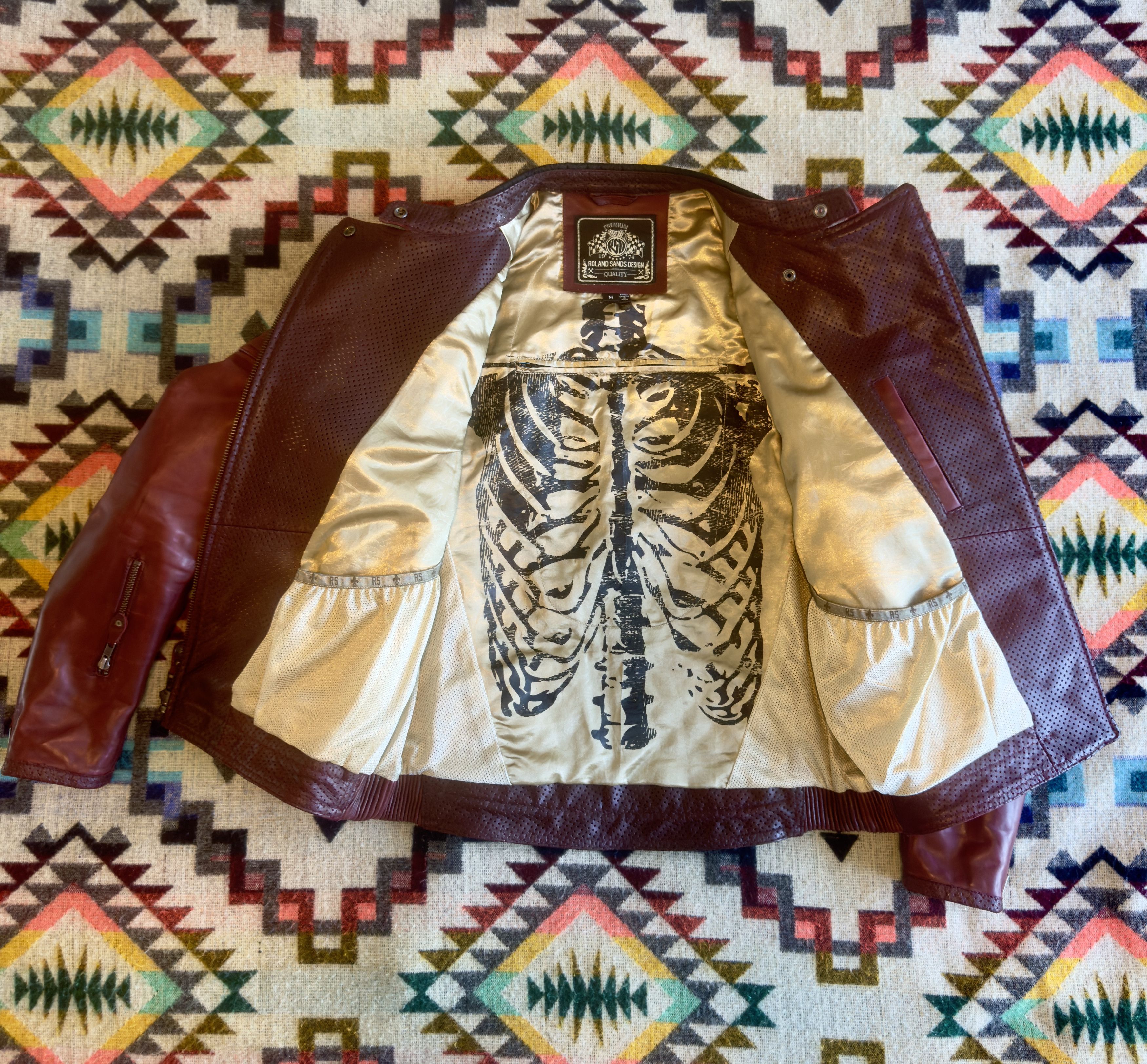 Roland Sands Designs Clash Jacket CE Oxblood Size US M / EU 48-50 / 2 - 3 Thumbnail