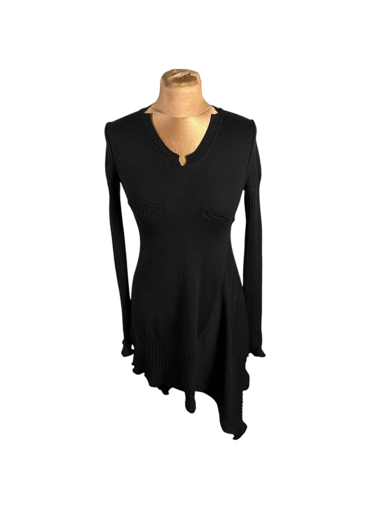 Marithe + Francois Girbaud Marithe Francois Girbaud Wool Avant Garde Japanese Dress Size S / US 4 / IT 40 - 1 Thumbnail