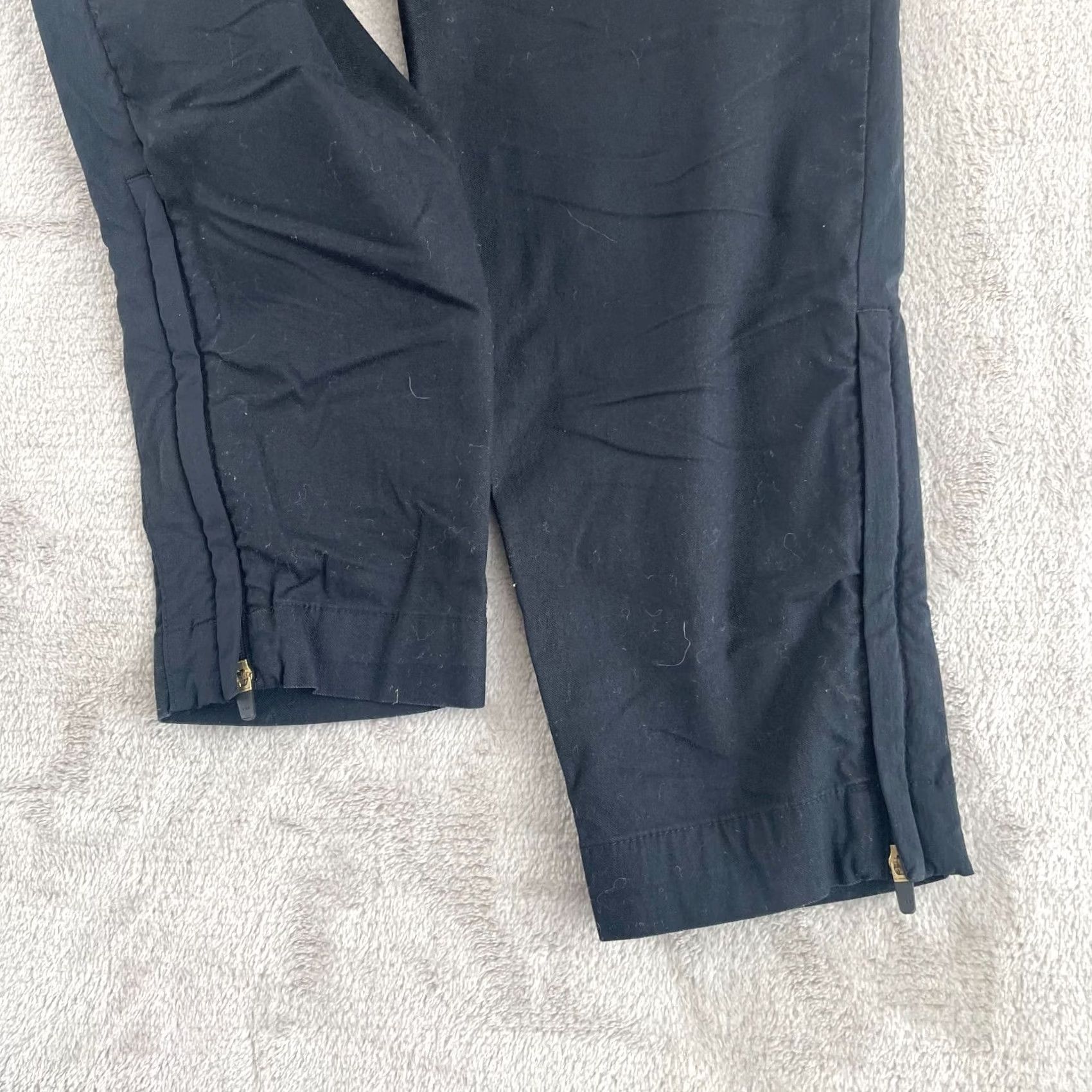 Nike Nike Pants Mens S Black Soccer Training Men Tapered Elastic Waist Ankle Zip Size US 29 - 6 Thumbnail