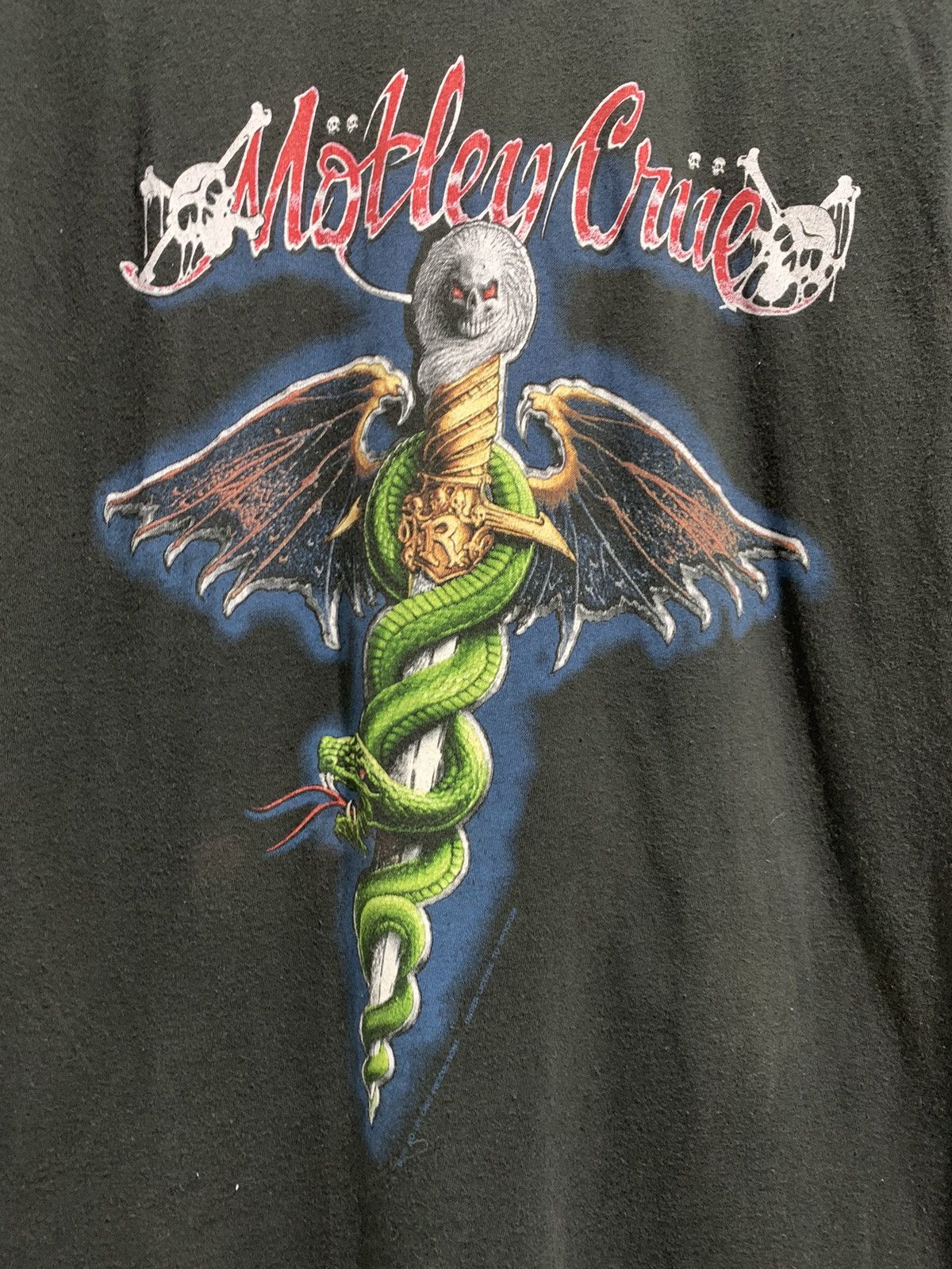 Band Tees × Vintage Vintage Motley Crue Tshirt Size US L / EU 52-54 / 3 - 3 Thumbnail