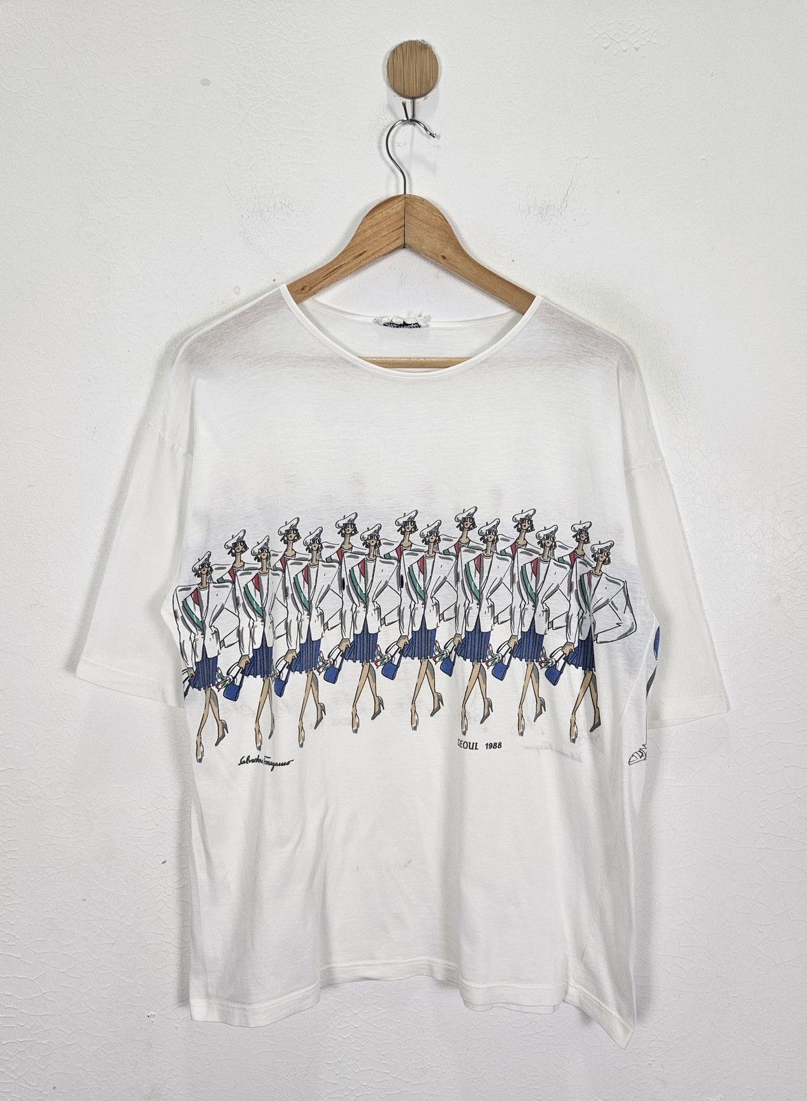 Salvatore Ferragamo Salvatore Ferragamo Seoul 1988 shirt Size US L / EU 52-54 / 3 - 1 Thumbnail