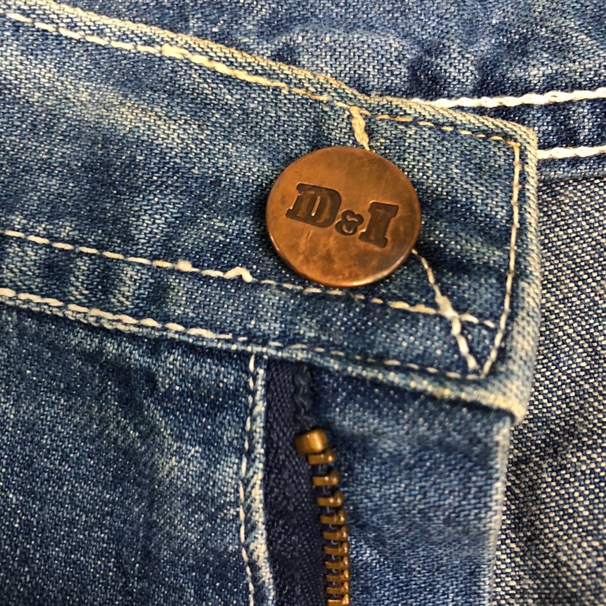 Japanese Brand 📌Vintage Denim Jacket Carpenter D&I Cargo Issey Miyake Size US 30 / EU 46 - 22 Thumbnail