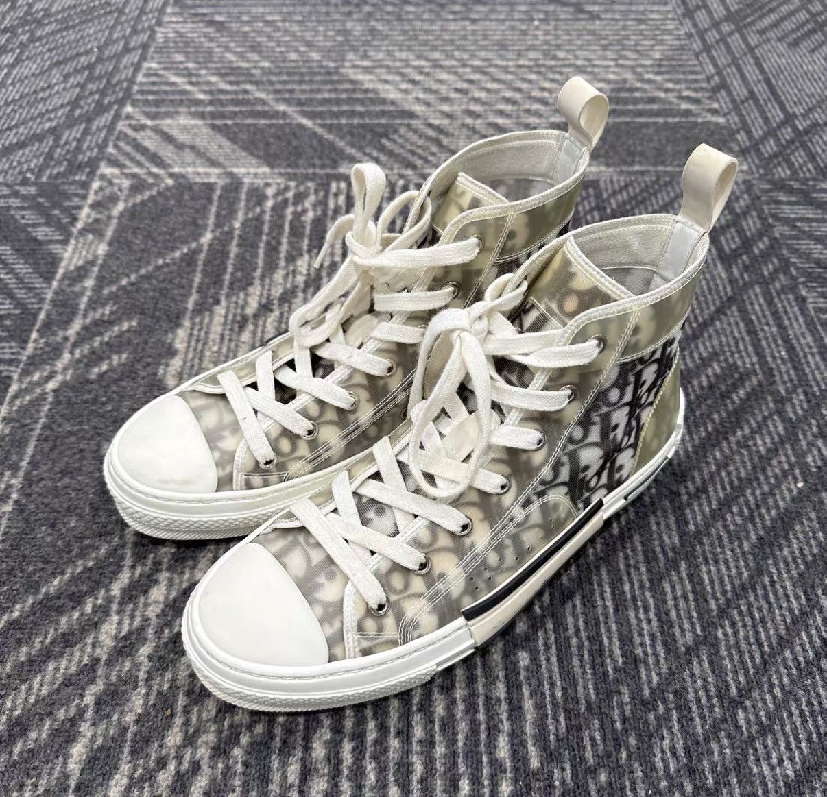 Dior Dior B23 Oblique Printed Casual Shoes J42 Size US 7 / EU 40 - 1 Thumbnail