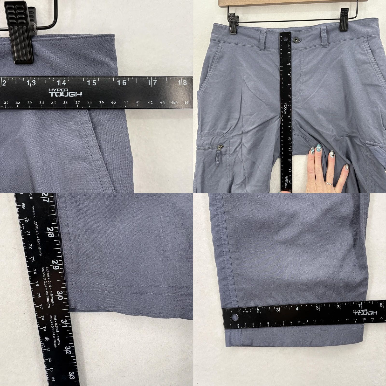 The North Face The North Face Hiking Pants Womens 8 Gray Stretch Cargo Pockets Quick Dry Shirt? Size 30" / US 8 / IT 44 - 8 Thumbnail