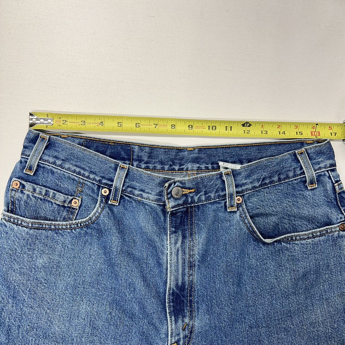 Levi's × Vintage VTG Levis 505 Jeans Blue Regular Fit Straight Denim Faded Size US 36 / EU 52 - 22 Thumbnail