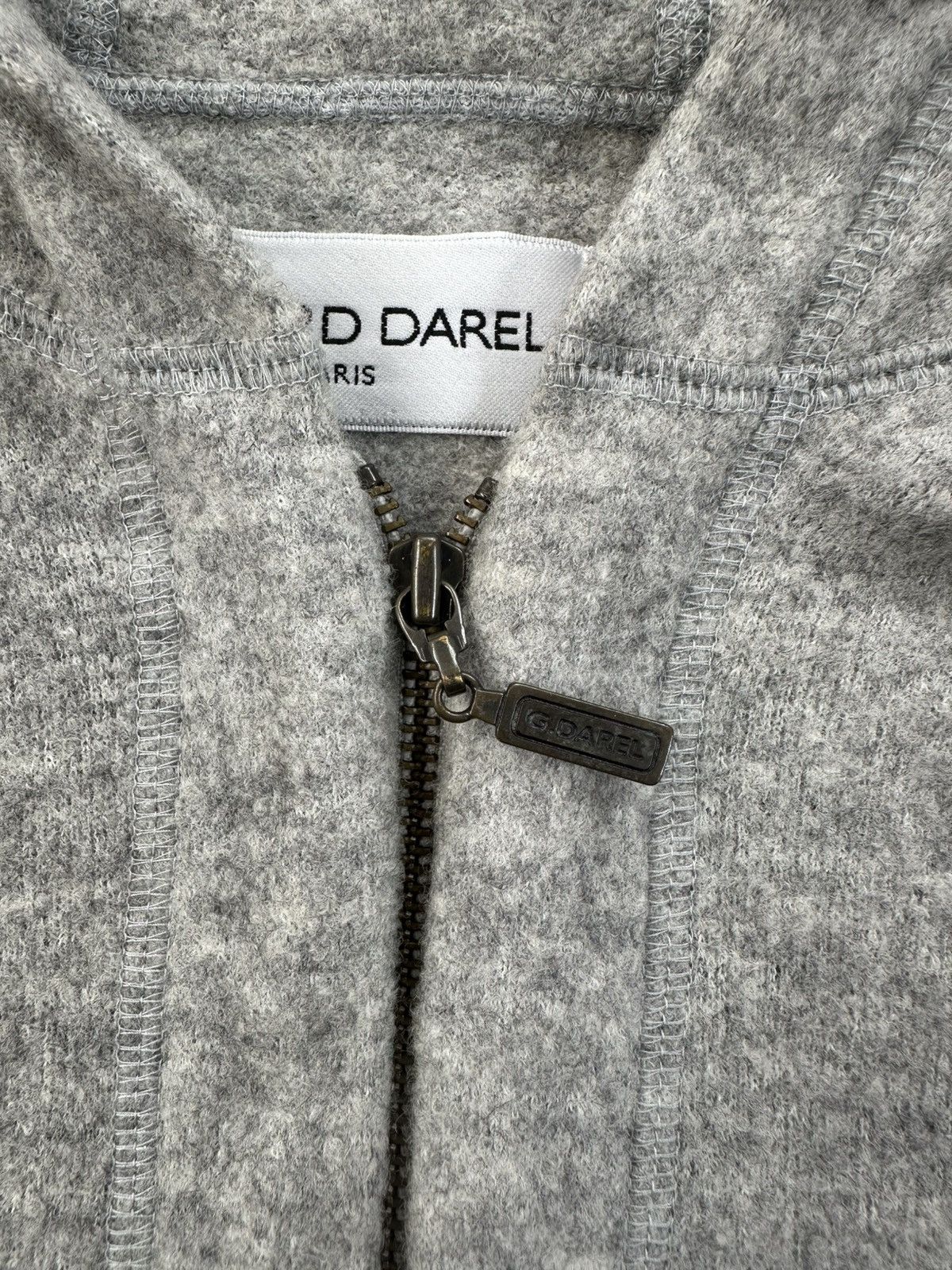 Gerard Darel Gerard Darel Wool Zipper Flatlock Coverstitch Jackets Size L / US 10 / IT 46 - 11 Thumbnail