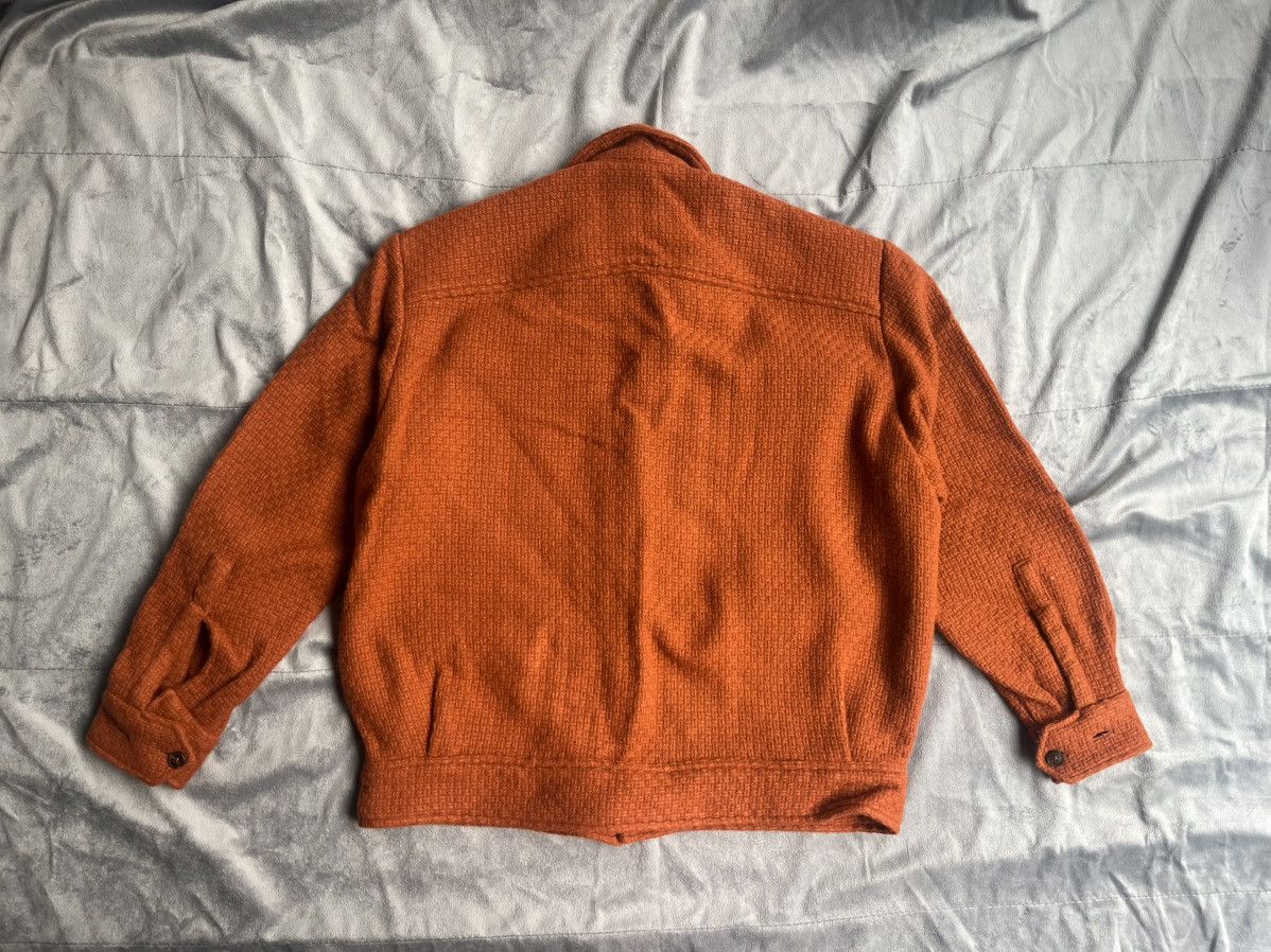 No Man Walks Alone NMWA X Giro Inglese Buttoned Blouson Jacket - Orange Wool Size US S / EU 44-46 / 1 - 3 Thumbnail