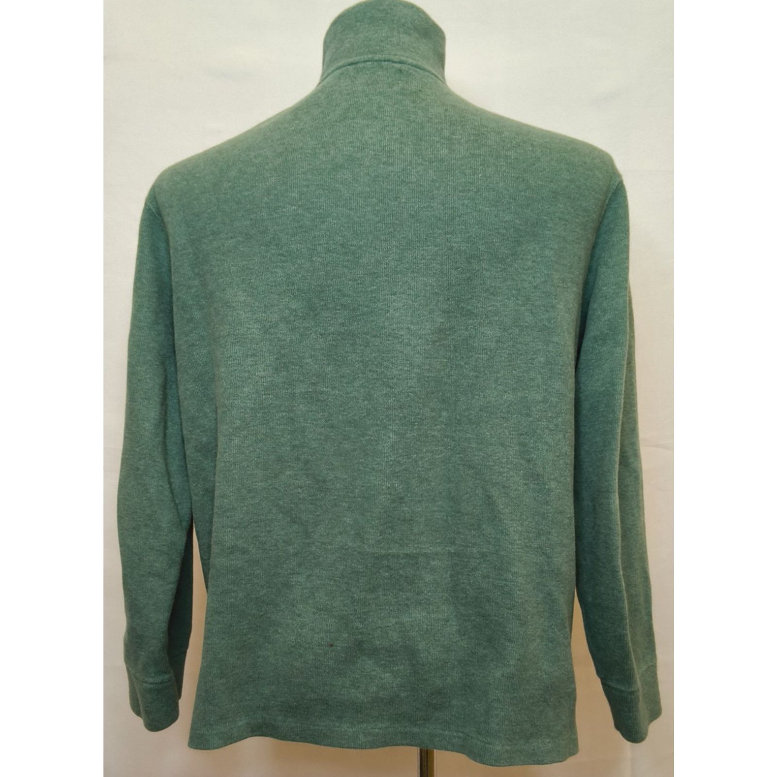 Polo Ralph Lauren Polo Ralph Lauren 1/4 Zip Sweater Men's L Green White Pony Size US L / EU 52-54 / 3 - 3 Thumbnail