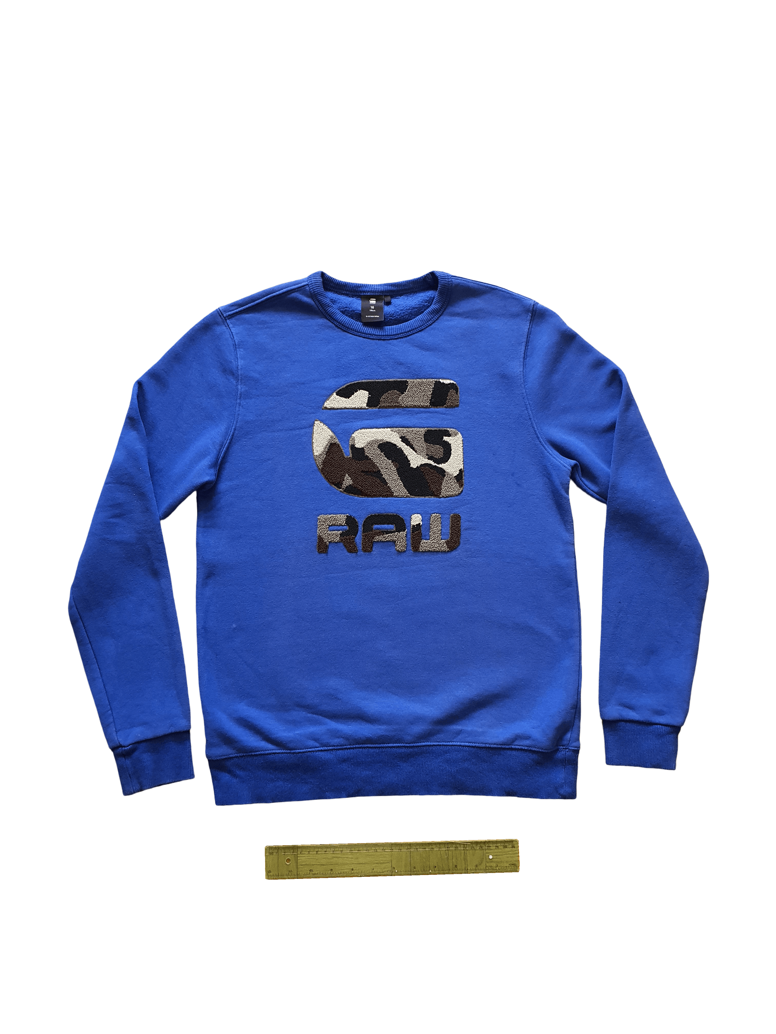 G-Star Crewneck Sweater Sweatshirt - Brand Camo Patchwork Size US S / EU 44-46 / 1 - 1 Thumbnail