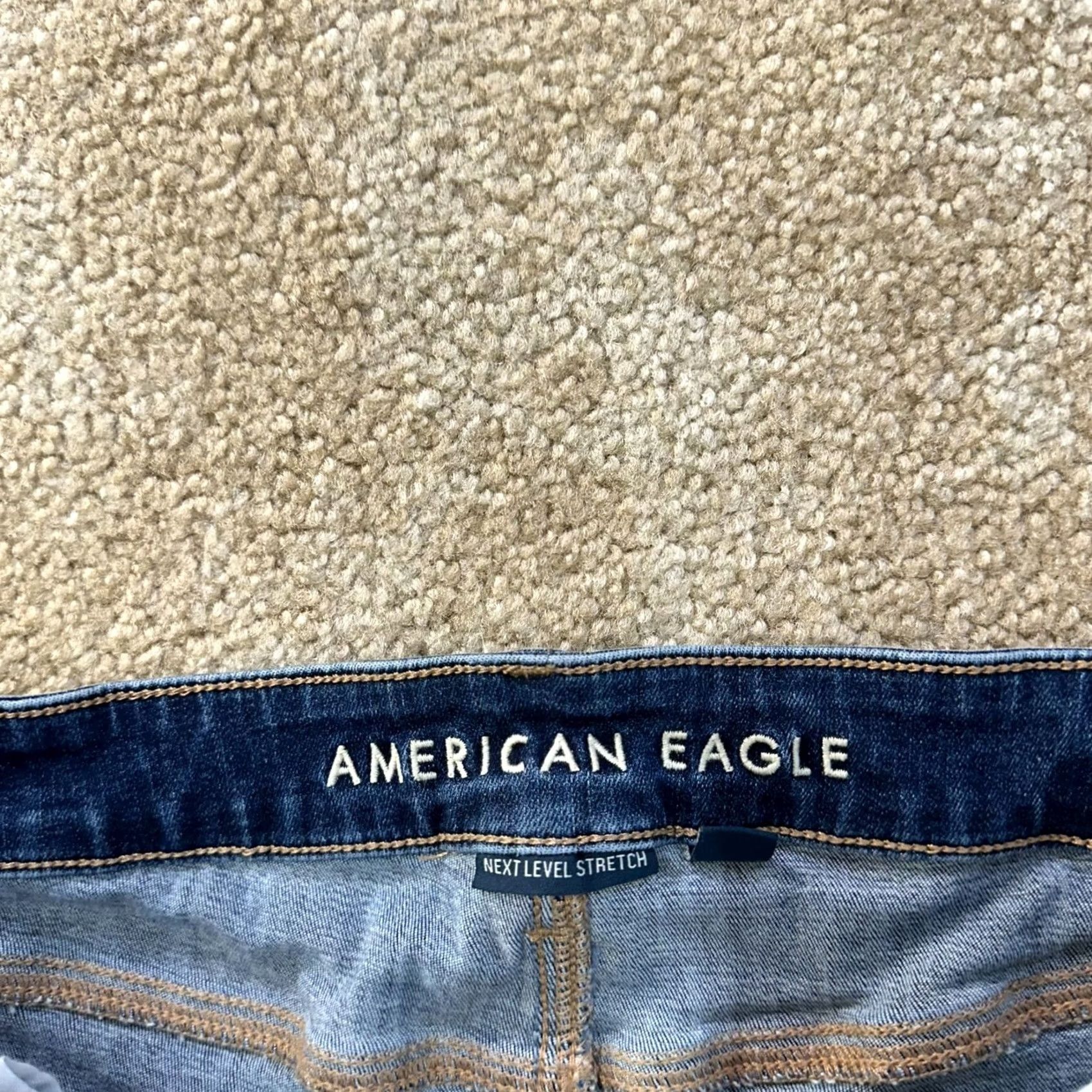 American Eagle Outfitters American Eagle Jeans Women's Festival High Rise Flare 20s Next Level Stretch Size 42" / US 20 - 3 Thumbnail