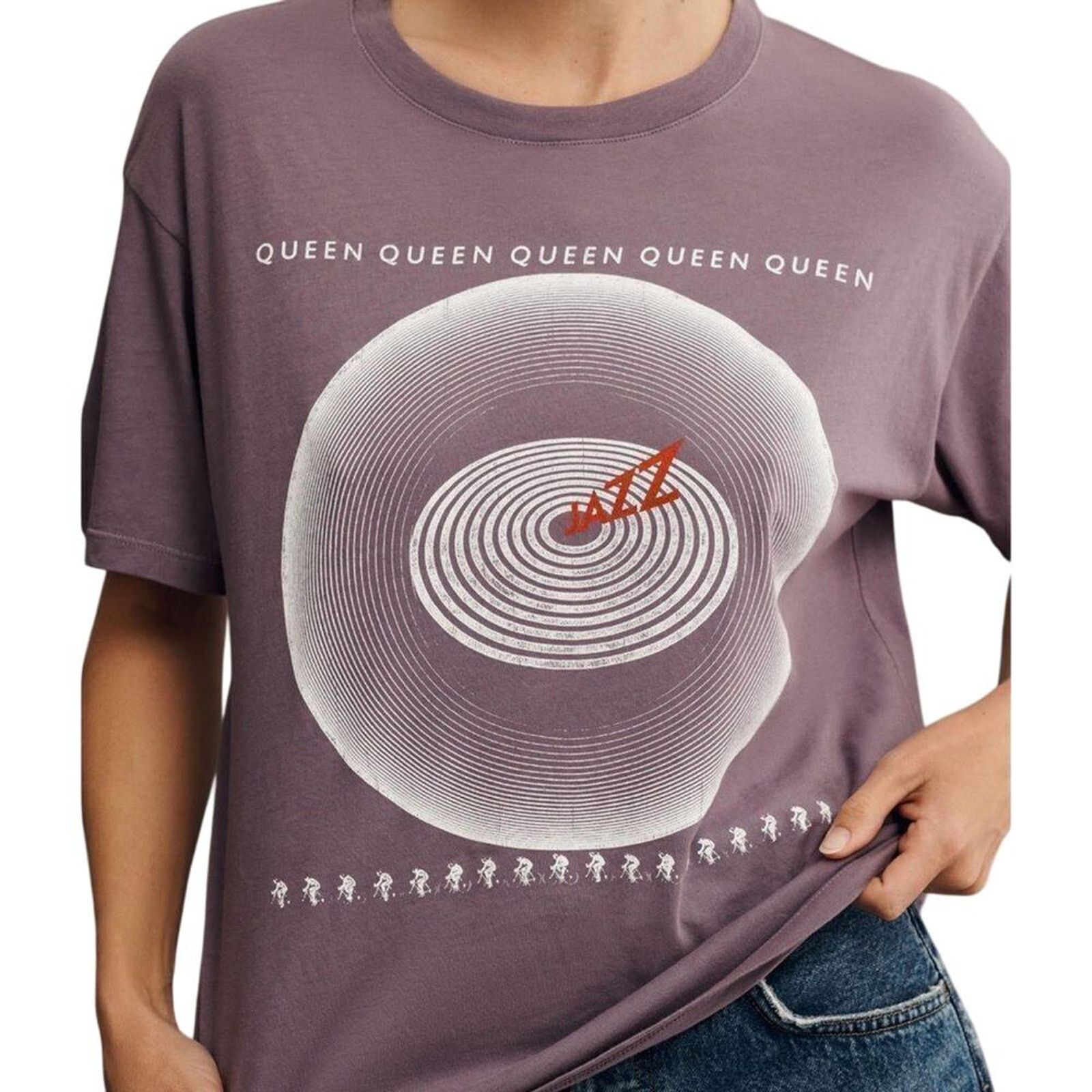 Anthropologie LETLUV Queen Jazz Graphic Tee Various Sizes New w/o Tag Size M / US 6-8 / IT 42-44 - 3 Thumbnail