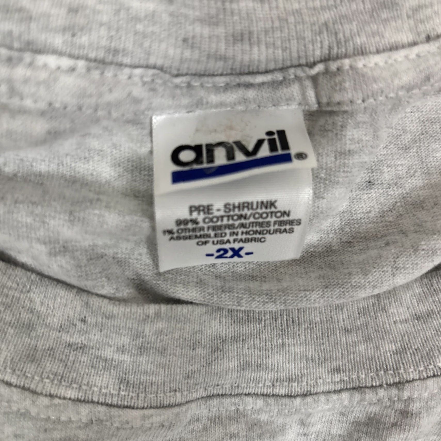 Anvil VINTAGE Anvil T-Shirt Men’s 2XL Gray Bar Roadsigns PA Dutch Country Amish Shirt Mens Size US XXL / EU 58 / 5 - 3 Thumbnail