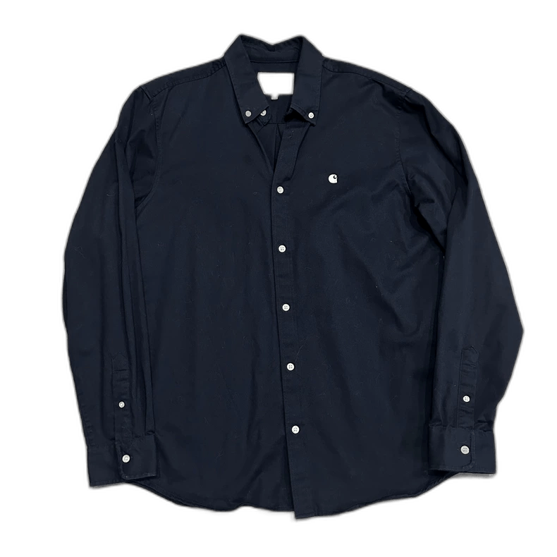 Carhartt Carhartt Navy Blue Long Sleeve Shirt Size US M / EU 48-50 / 2 - 1 Thumbnail