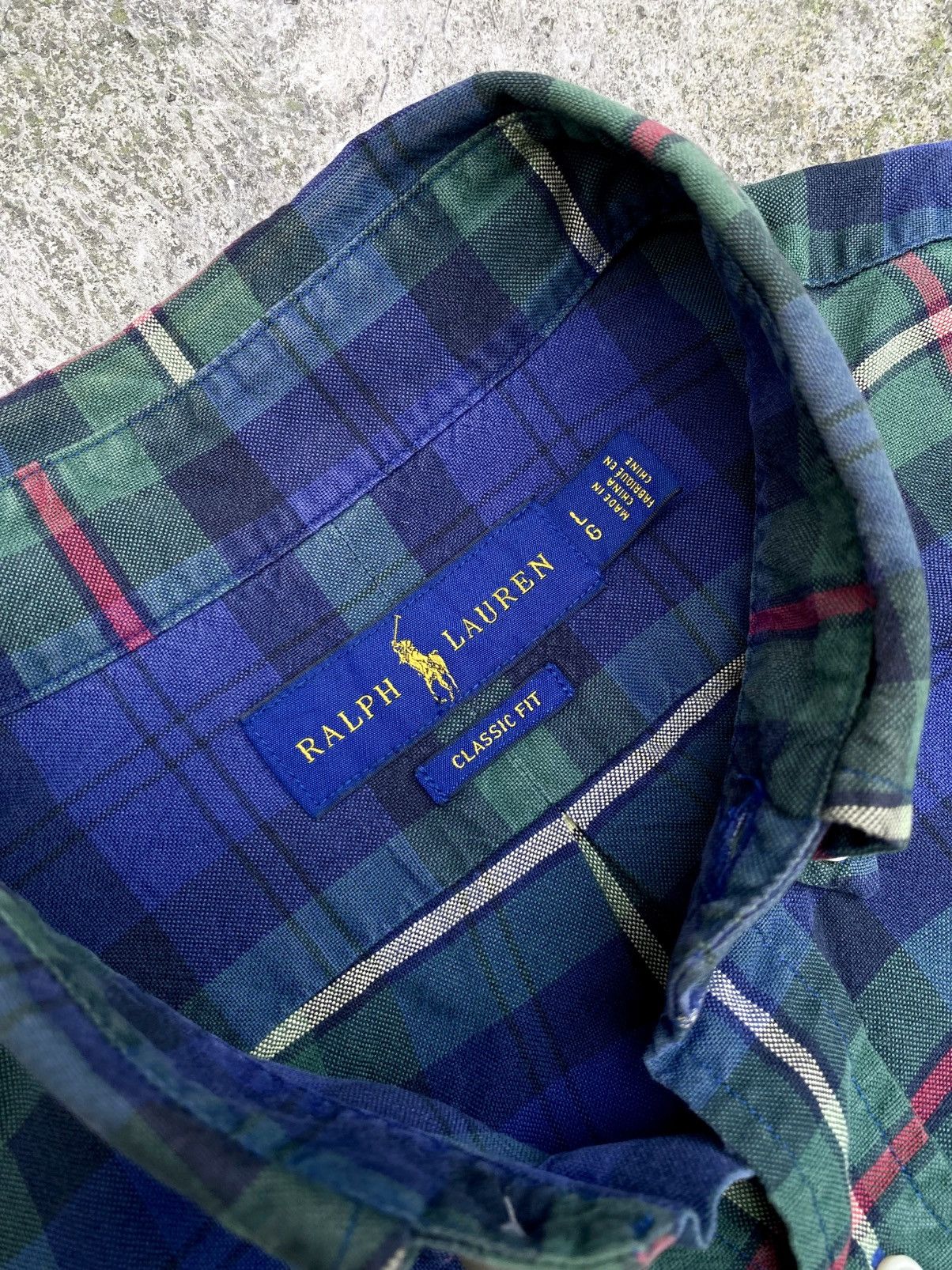 Polo Ralph Lauren Vintage polo ralph lauren classic fit check shirt button Size US L / EU 52-54 / 3 - 5 Thumbnail