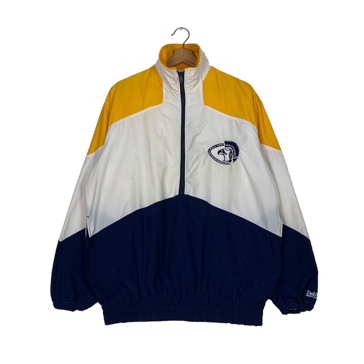 Delong Meiji University Football Griffins Half Zip Jacket #0598-C28 Size US L / EU 52-54 / 3 - 1 Thumbnail