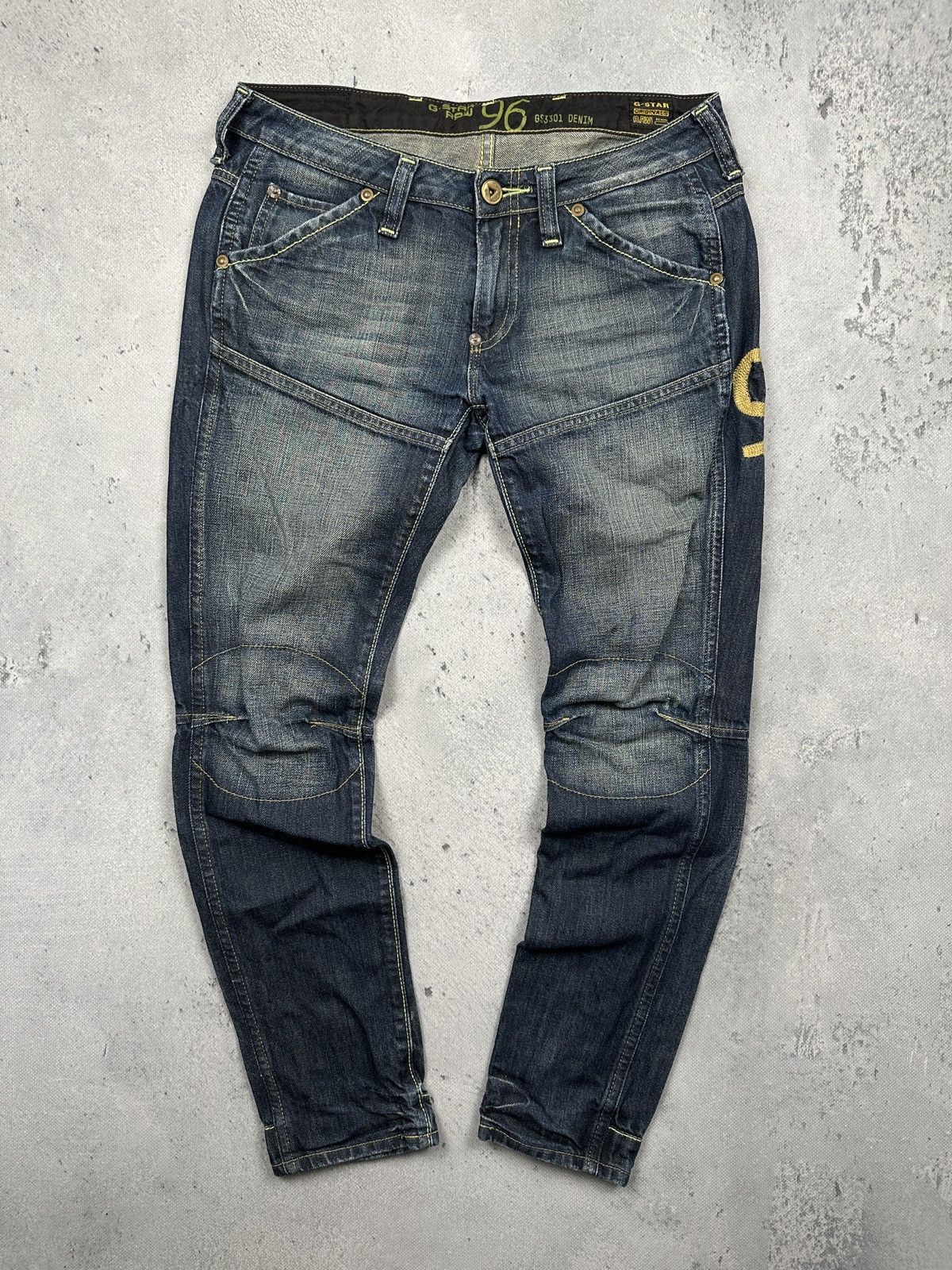 G-Star Vintage G-Star RAW Elwood Heritage Embro Narrow Jeans 96 y2k Size 30" / US 8 / IT 44 - 17 Thumbnail
