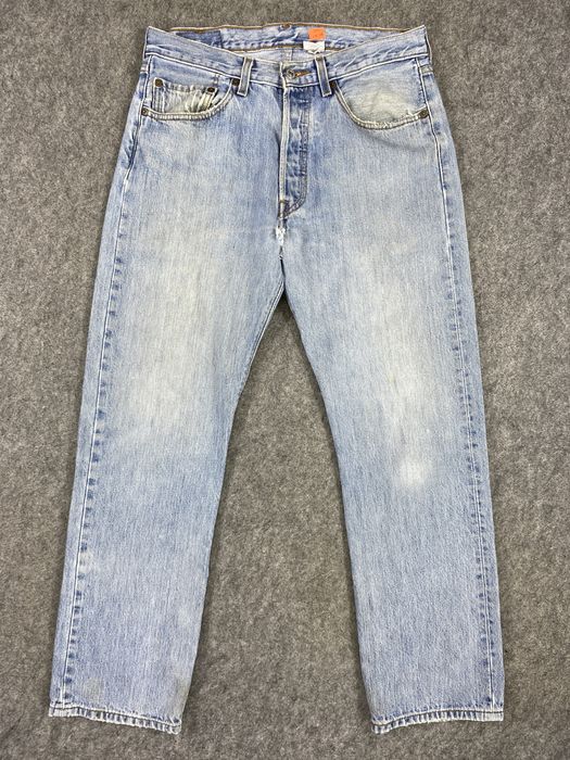 Hype Mid Blue Vintage Levi's 501 Jeans 31x29.5 Denim -JN1578 | Grailed