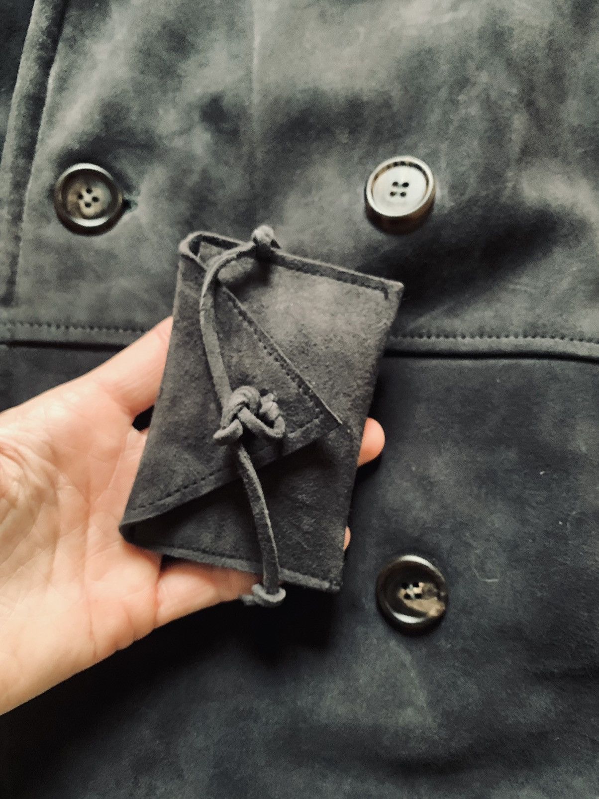 Local Authority Shearling coat with subtle embossed logo on suede Size US L / EU 52-54 / 3 - 5 Thumbnail
