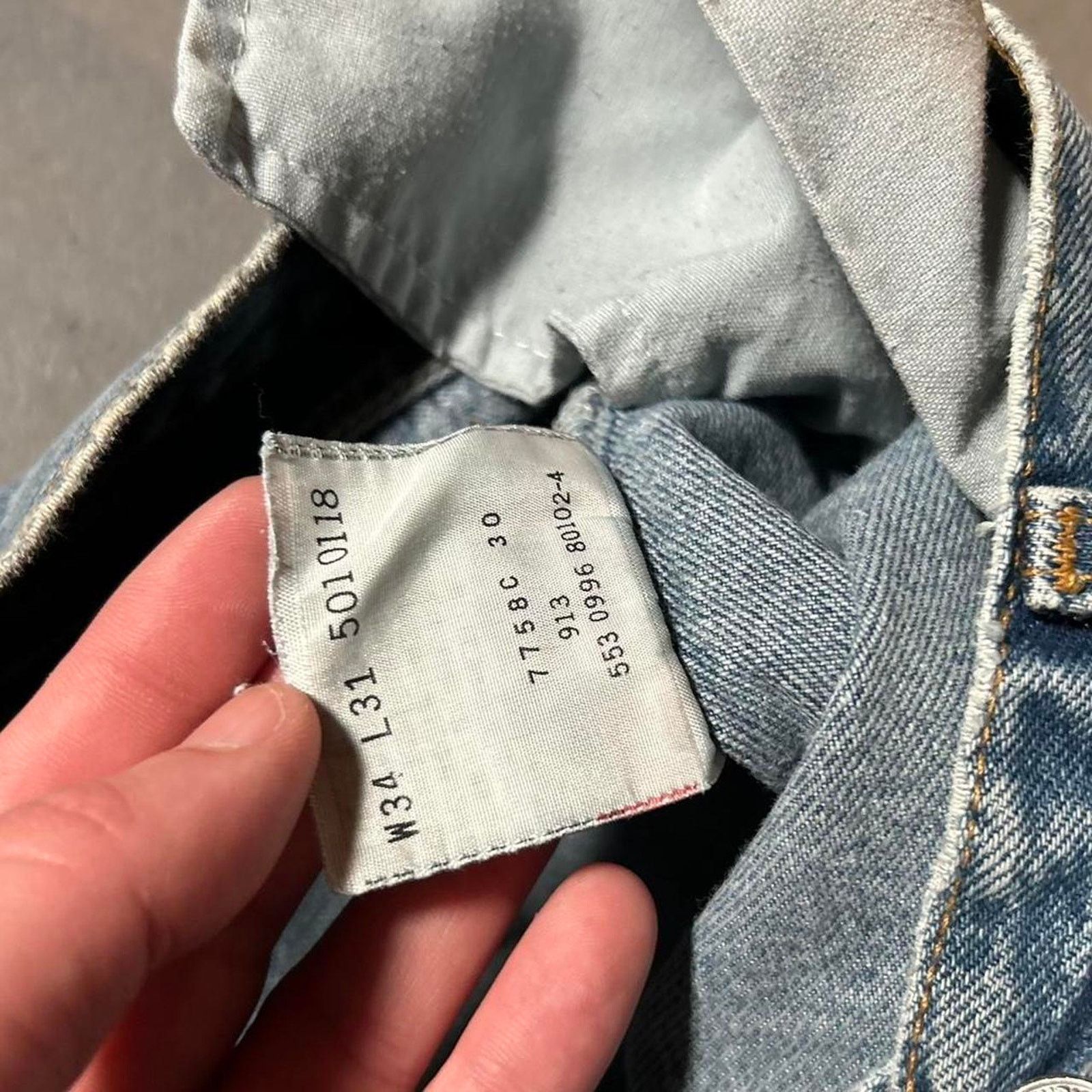 Levi's 90s levis denim jeans 501 Size US 32 / EU 48 - 4 Thumbnail
