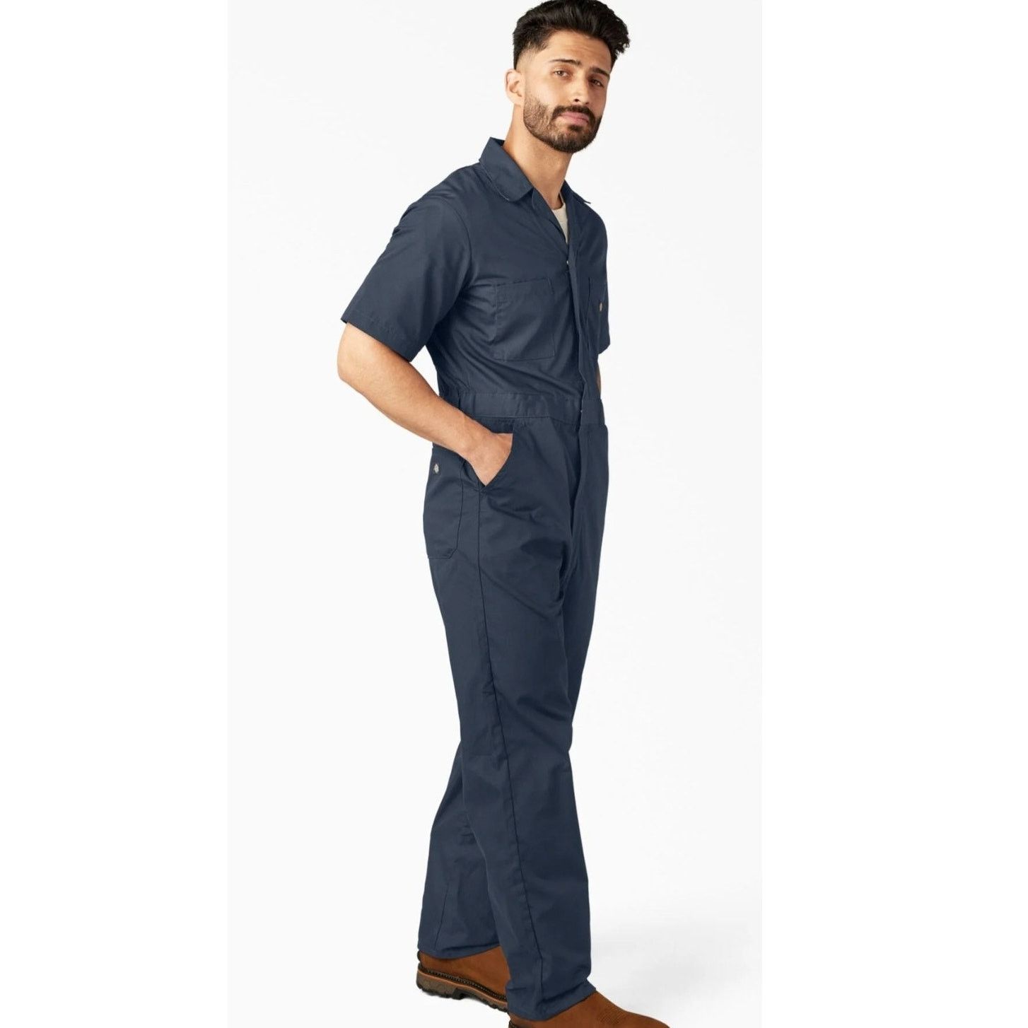 Dickies Dickies Men's XL Navy Blue Short Sleeve Full Length Bodysuit Size US XL / EU 56 / 4 - 2 Thumbnail