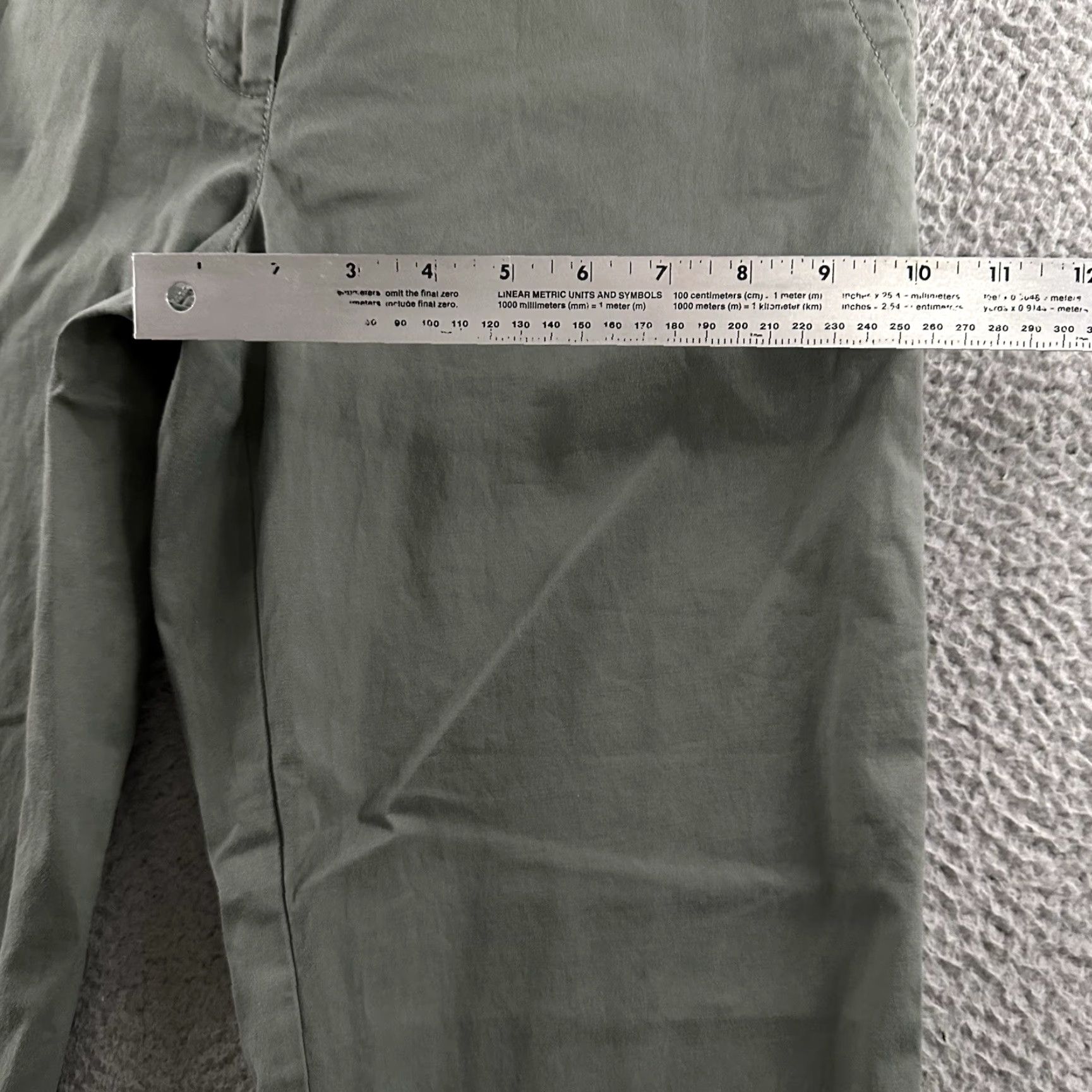 Talbots Talbots Womens Pants Green Size 8 Relaxed Chino Mid Rise Stretch Cotton Blend Size 30" / US 8 / IT 44 - 7 Thumbnail