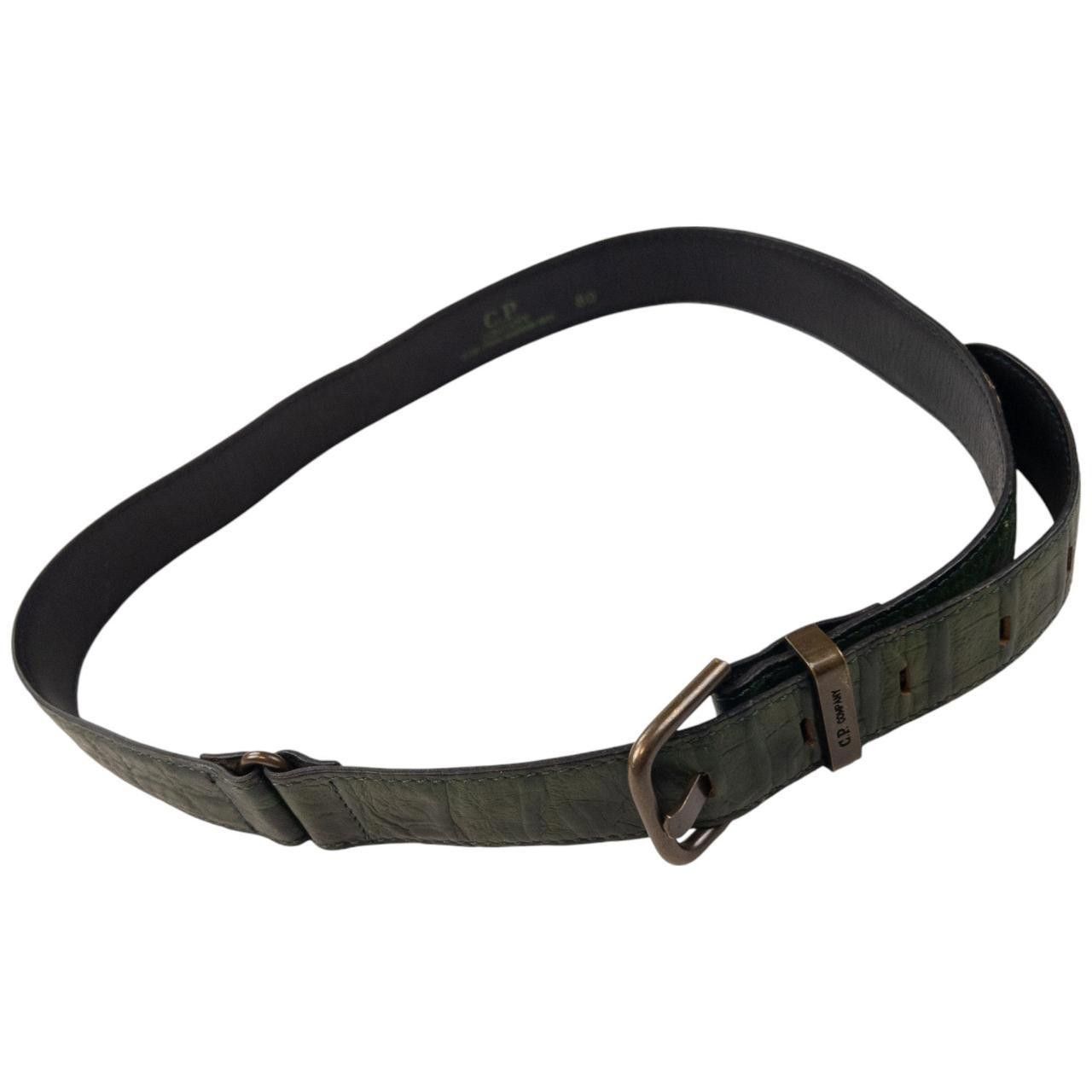 Designer Vintage CP Company Crocodile Belt Size W30 Size ONE SIZE - 6 Thumbnail