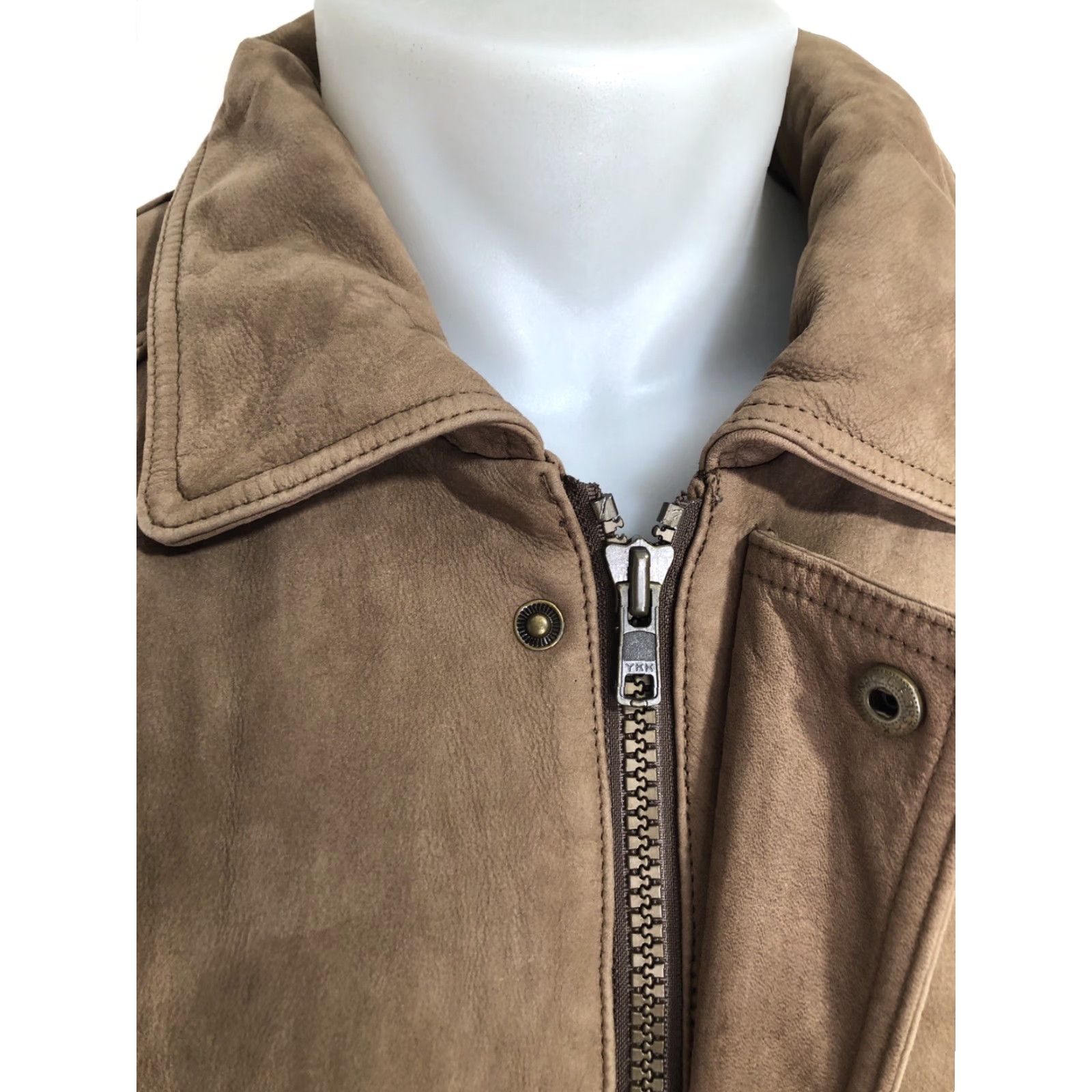 Vintage CABELA'S Outfitter Series LEATHER Ranch Jacket XL TALL Lined Thinsulate Brown Men Size US XL / EU 56 / 4 - 5 Thumbnail