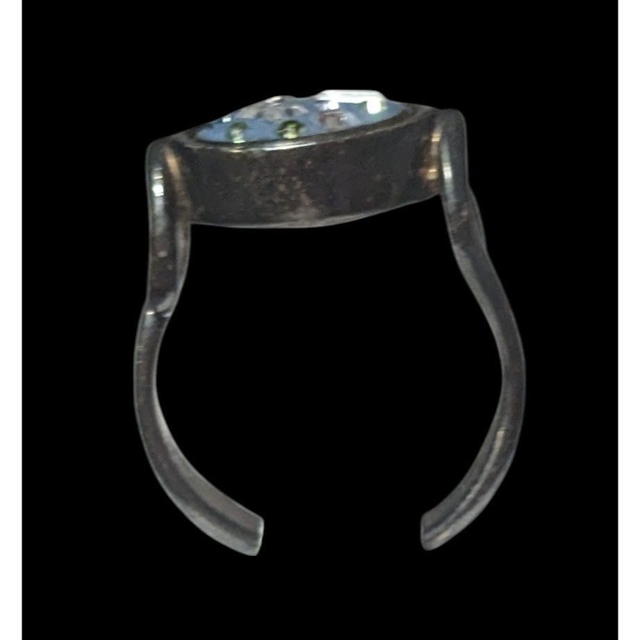 Other Spooky Gothic Kameleon Sterling Silver Ring with Removeable/ Size ONE SIZE - 12 Thumbnail