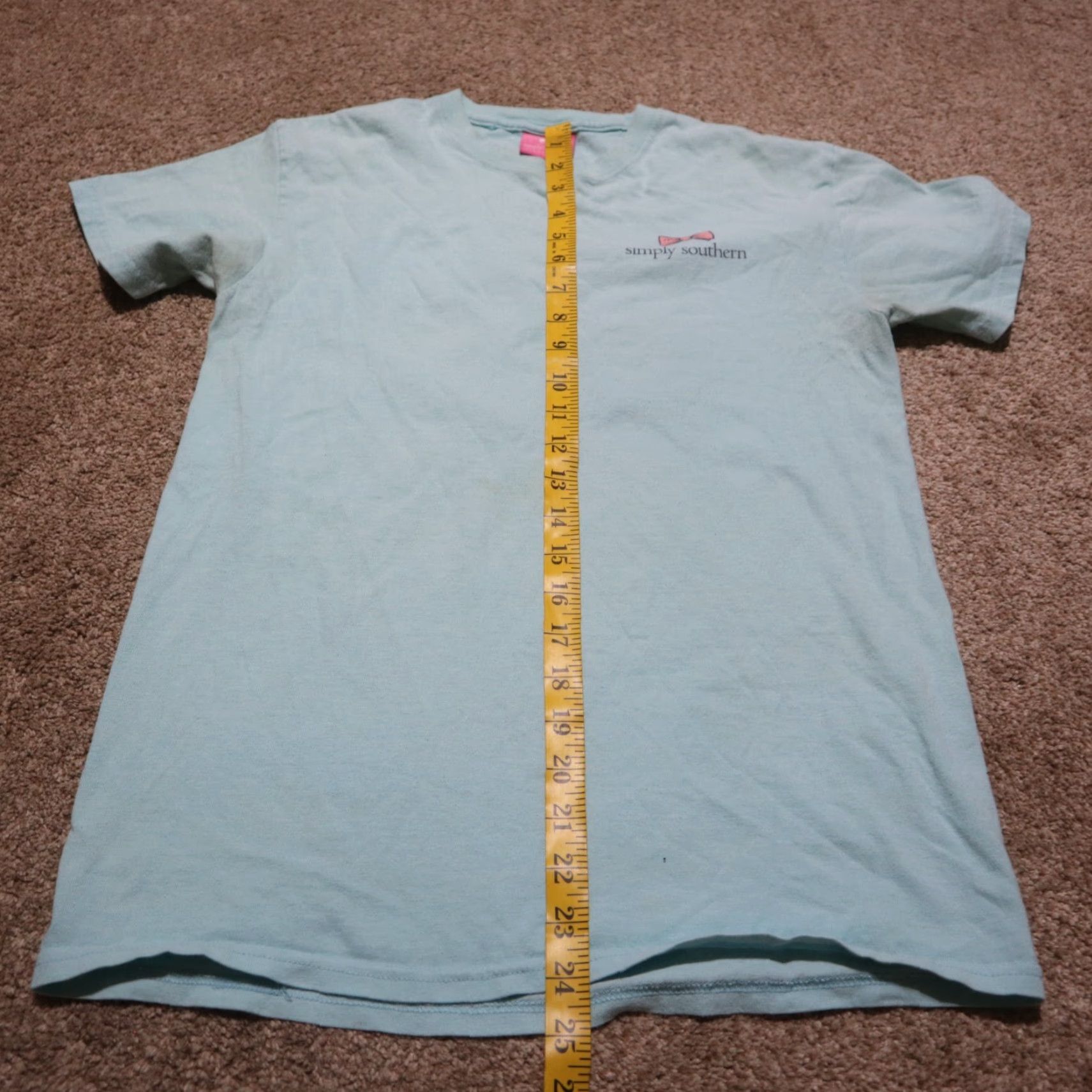 Vintage Simply Southern Shirt Adult Women S Blue Logo Pockets Modern Basic Size S / US 4 / IT 40 - 7 Thumbnail