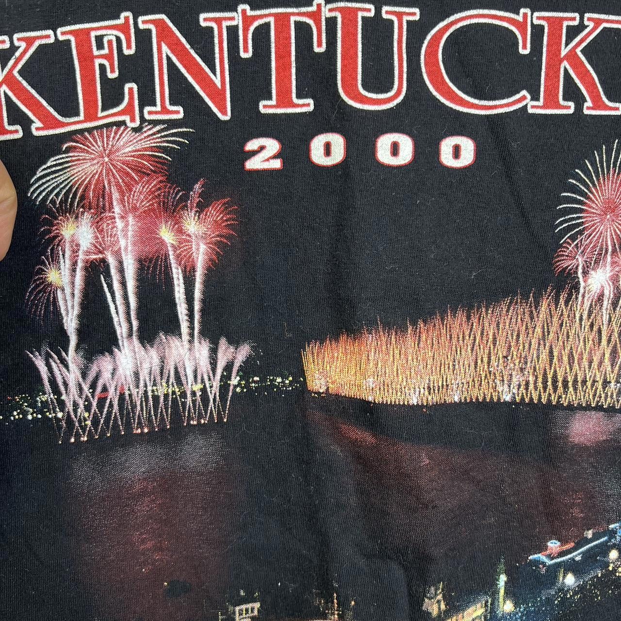 Designer Vintage Thunder Sportswear Kentucky 2000 T-Shirt 2XL Size US XXL / EU 58 / 5 - 3 Thumbnail
