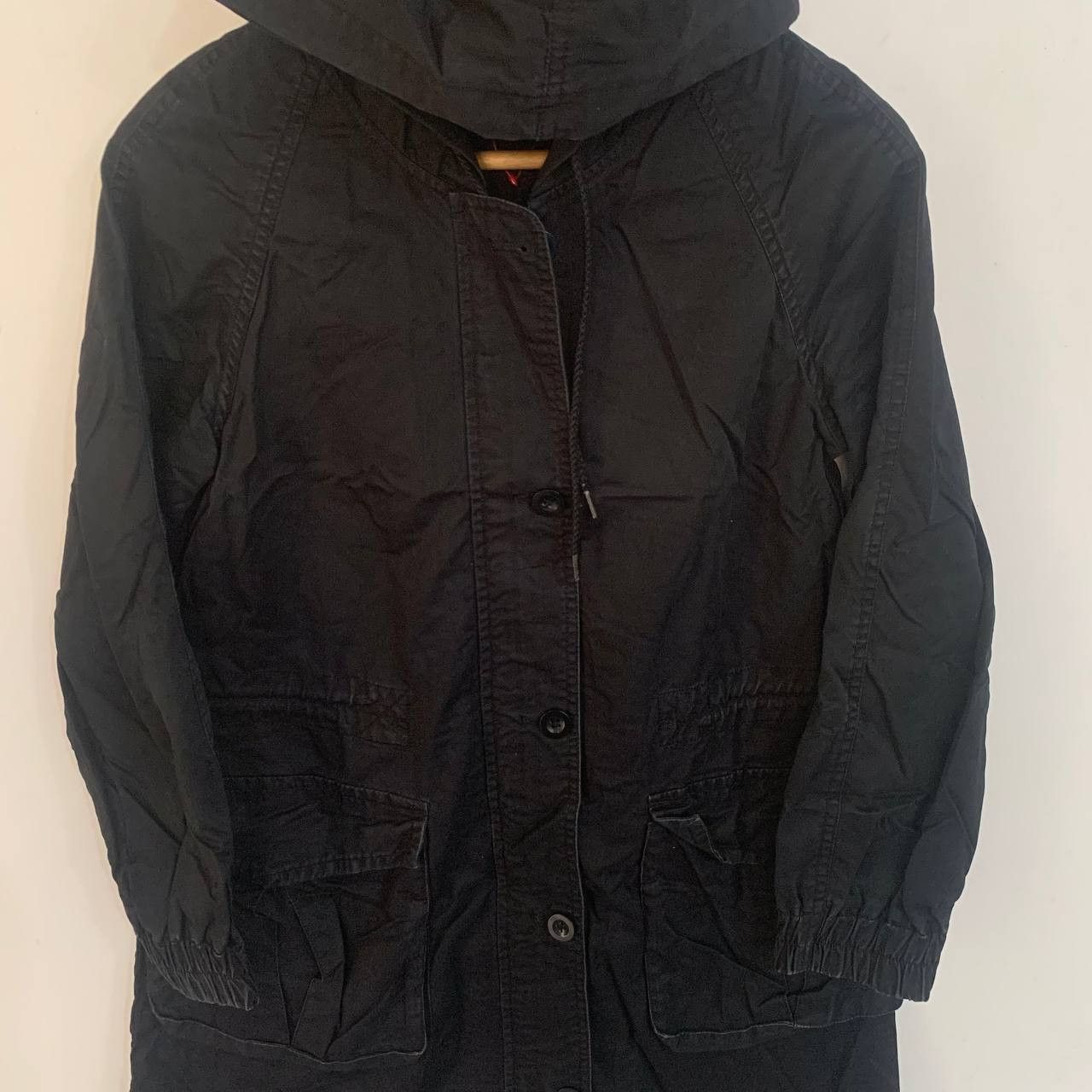 Gap Gap long jacket black hoodie cool season wear xs Size US XS / EU 42 / 0 - 5 Thumbnail