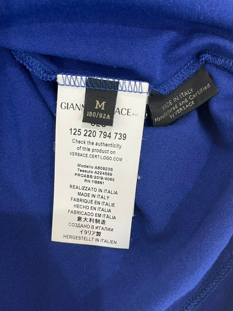 Versace Versace logo men's slim T-shirt Size US M / EU 48-50 / 2 - 4 Thumbnail