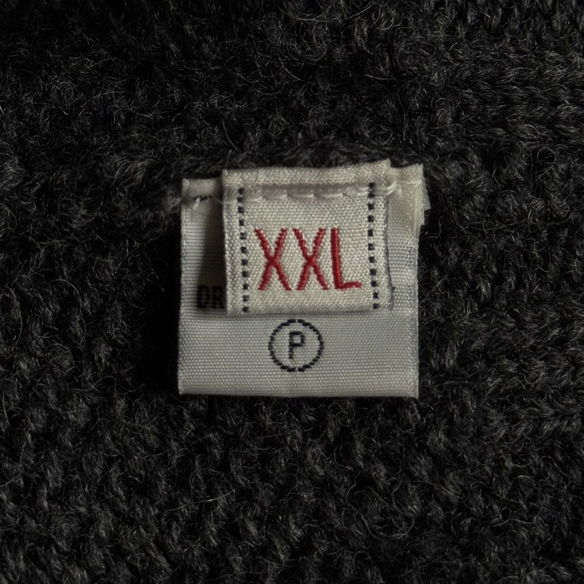 Evisu Evisu Luxury Knitted Sweater Big Logo Men's Colour Grey Size US XXL / EU 58 / 5 - 5 Thumbnail