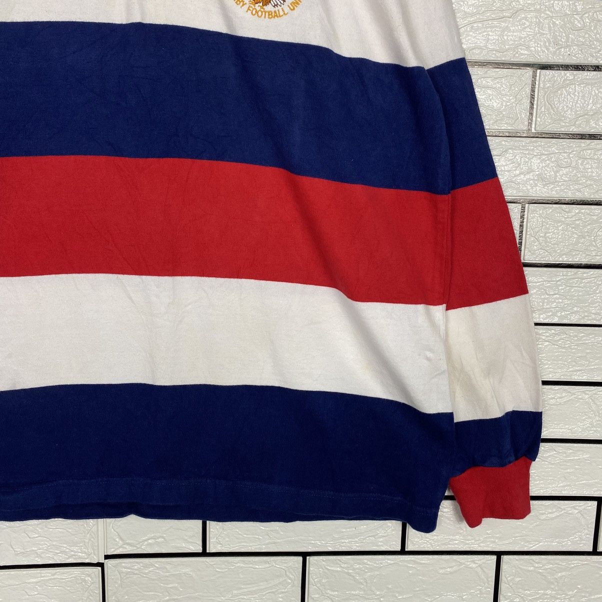 Japanese Brand 📌Vintage Polo Rugby Collar Striped Design Lands' End Size US L / EU 52-54 / 3 - 6 Thumbnail