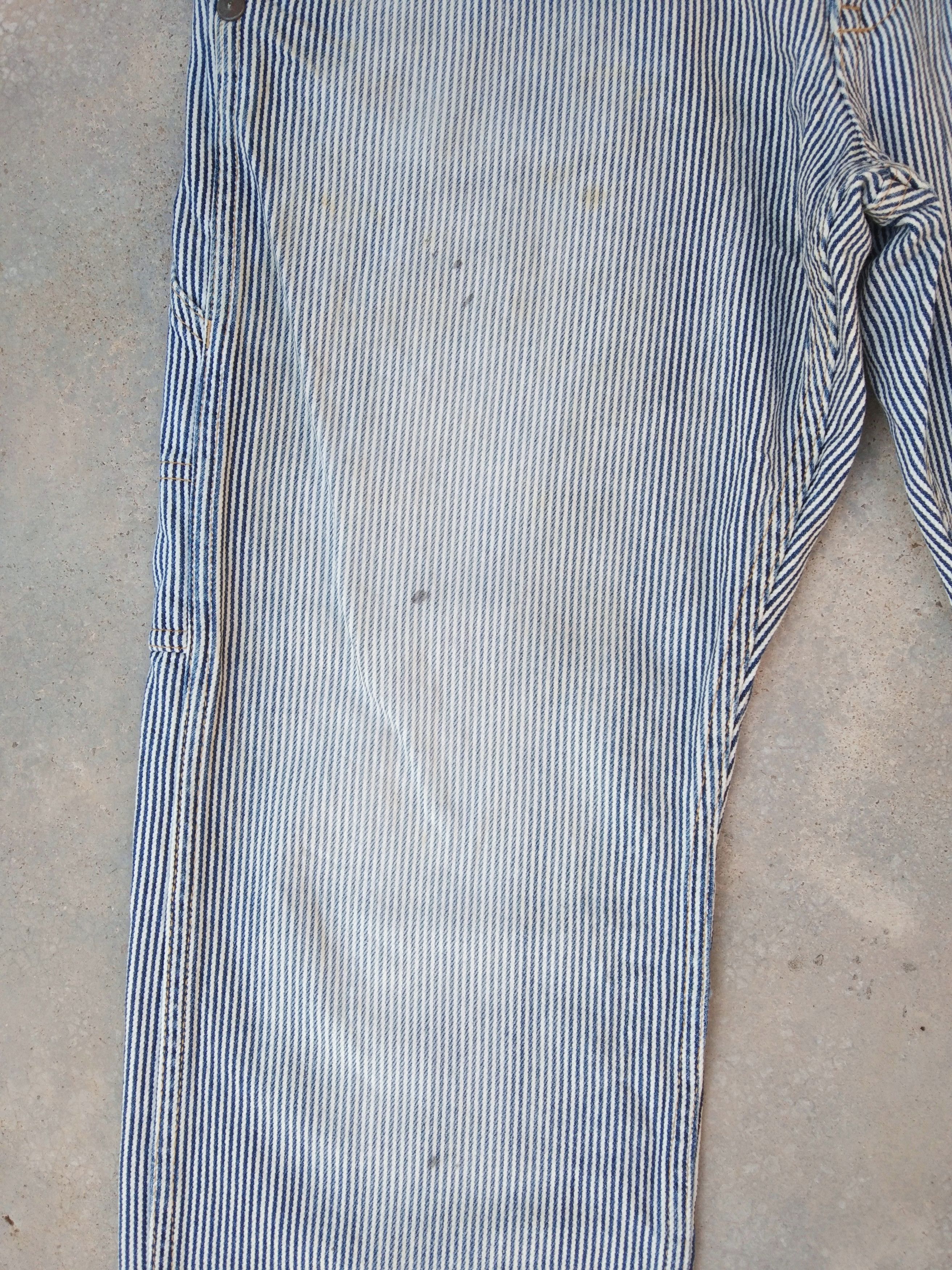 Japanese Brand Vintage Japanese Takeo Kikuchi Hickory Carpenter Jeans 32x30 Size US 32 / EU 48 - 6 Thumbnail