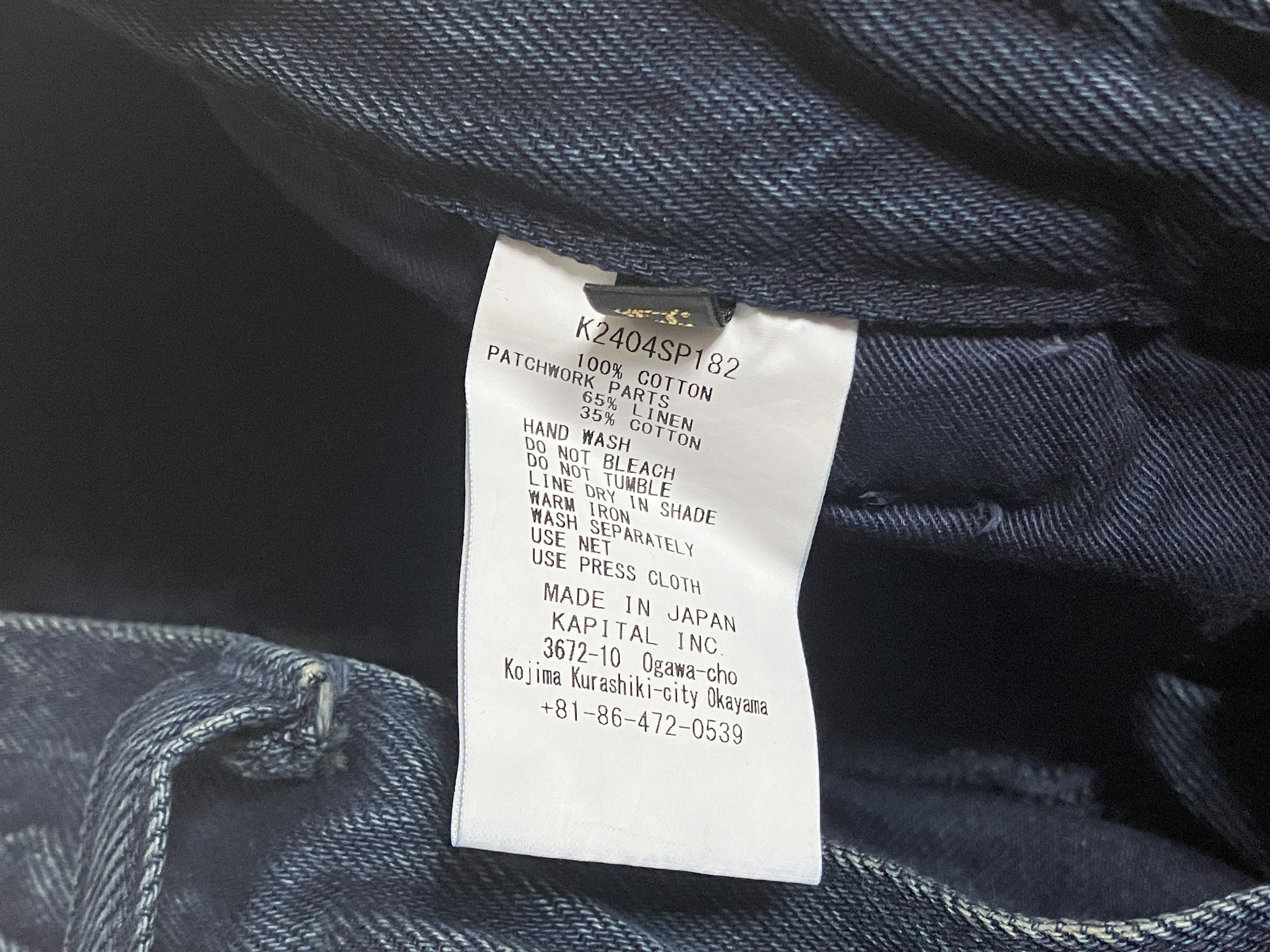 Kapital KAPITAL 10oz indigo denim shorts pants Hutte remake new Size US 30 / EU 46 - 13 Thumbnail