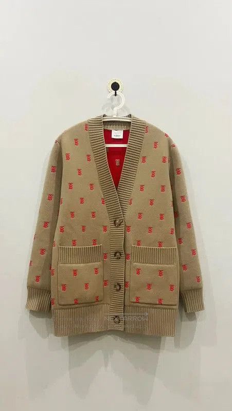 Burberry Burberry Beige Wool Women's Cardigan. Size XS / US 0-2 / IT 36-38 - 1 Thumbnail