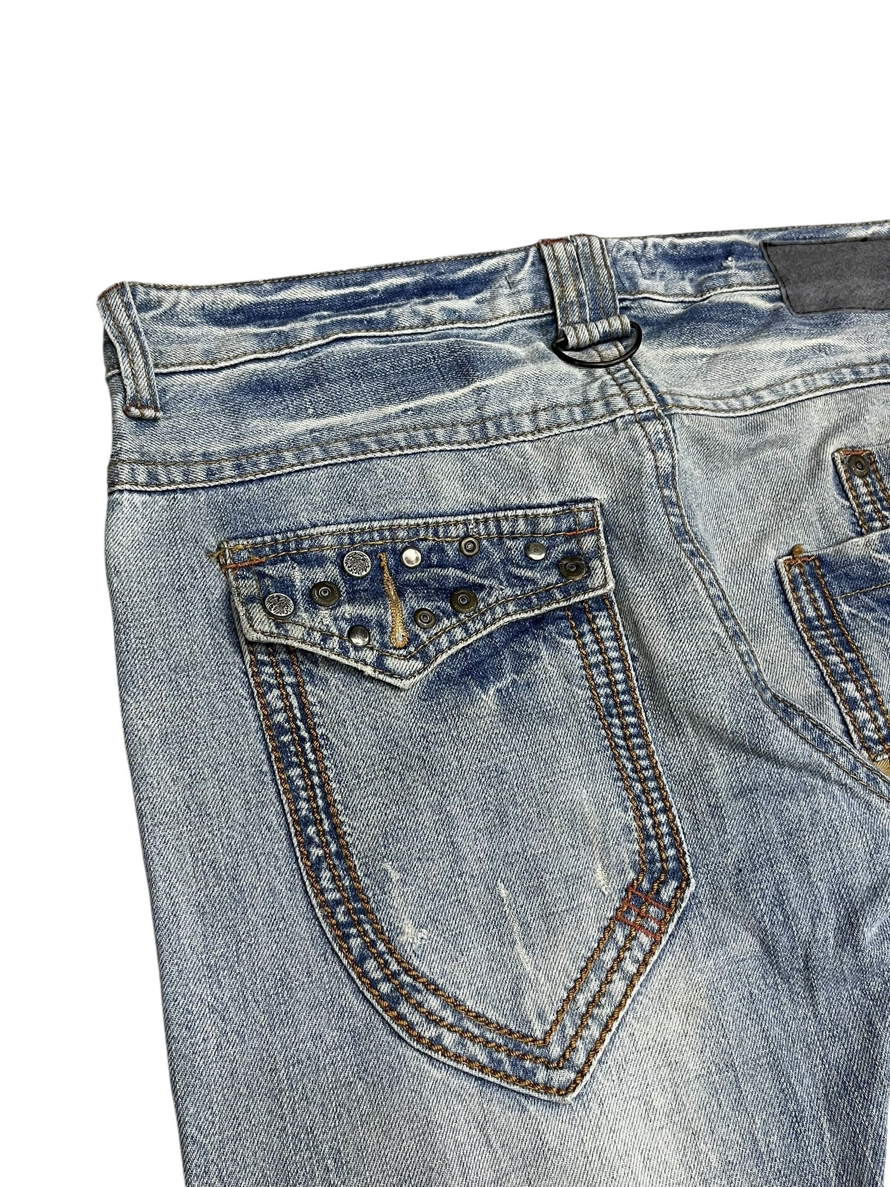Japanese Brand Archive Studded Flare Denim Kapital Tornado Mart Style Size US 33 - 11 Thumbnail