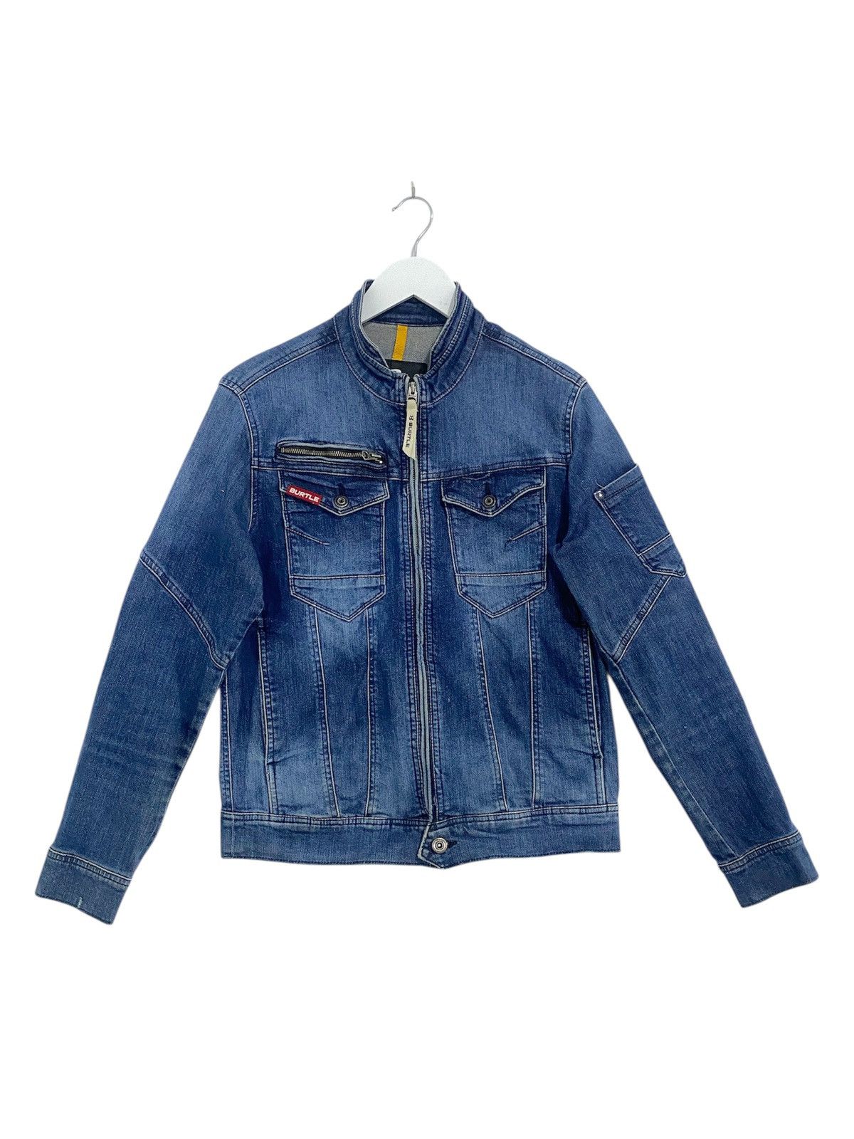 Japanese Brand Burtle Workwear Jeans Jacket Size US M / EU 48-50 / 2 - 1 Thumbnail